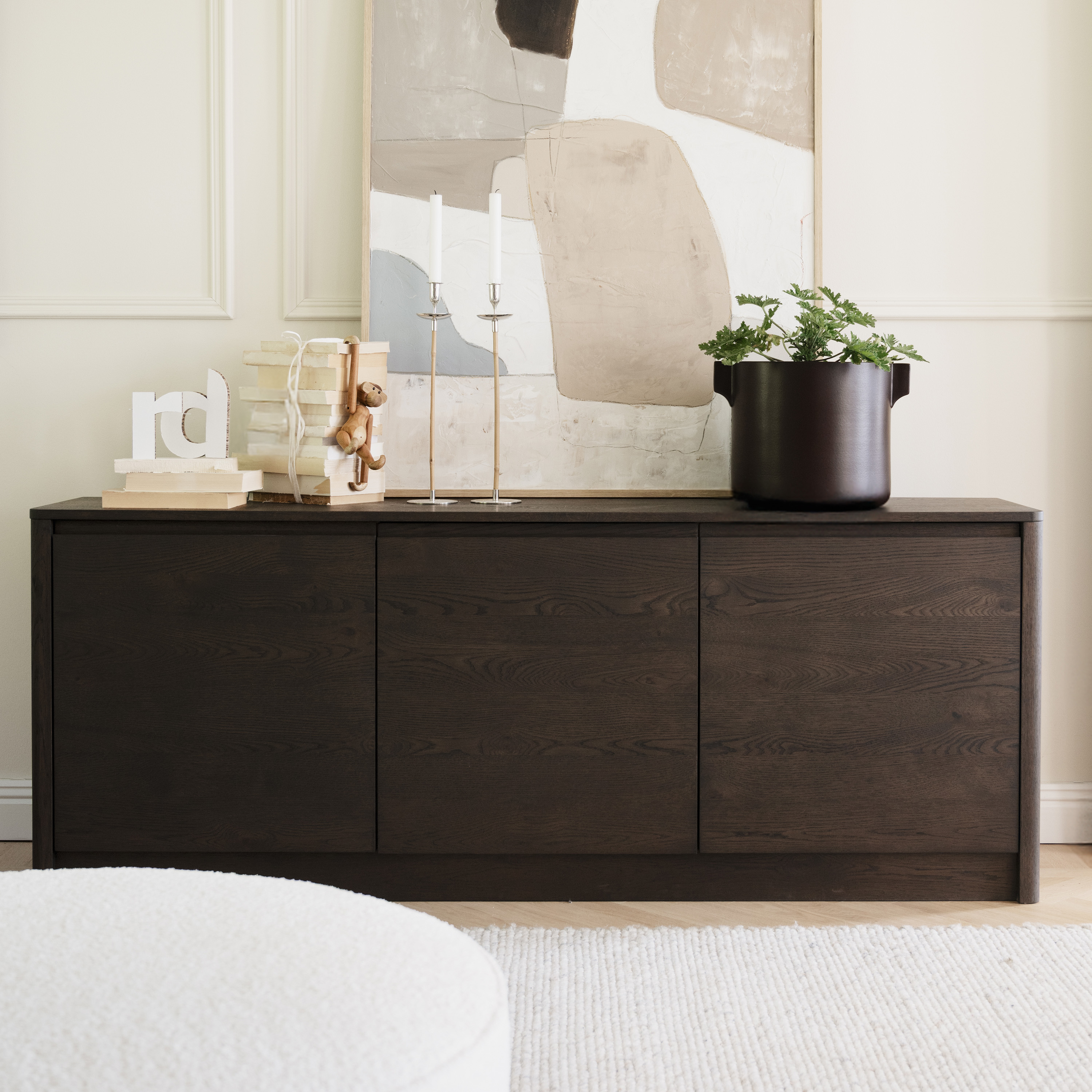 Rowico Home Melstone Sideboard Braune Eiche 180x70