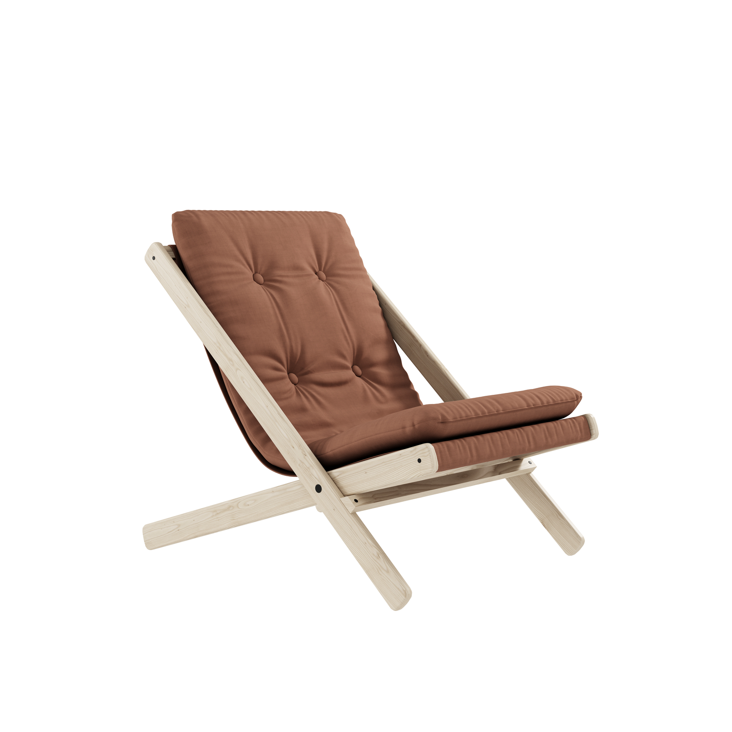 Karup Design - Boogie Loungestuhl Natur/Lehmbraun - Loungesessel