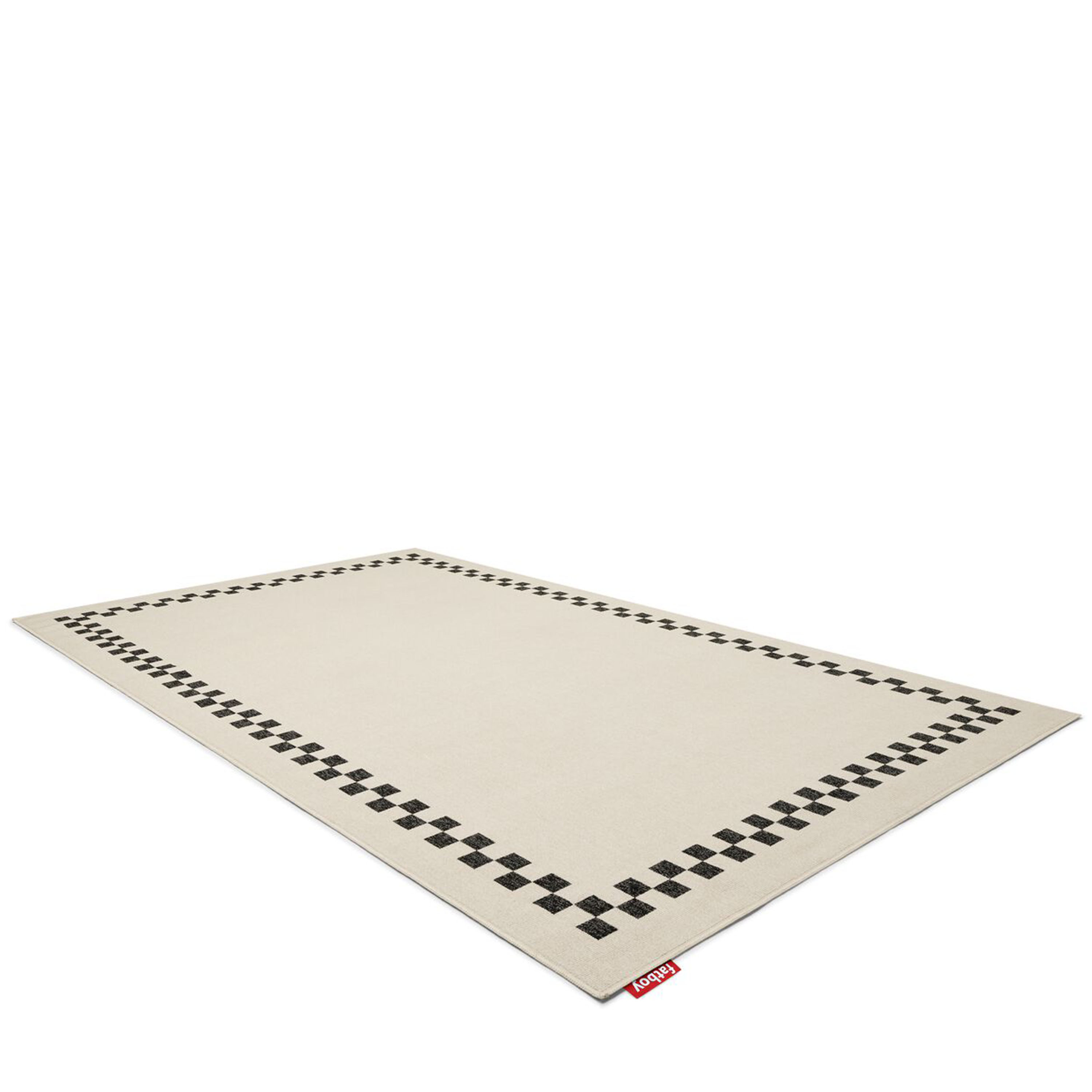 Fatboy Carpretty Grand Ulkomatto Check Antrasiitti/Kerma