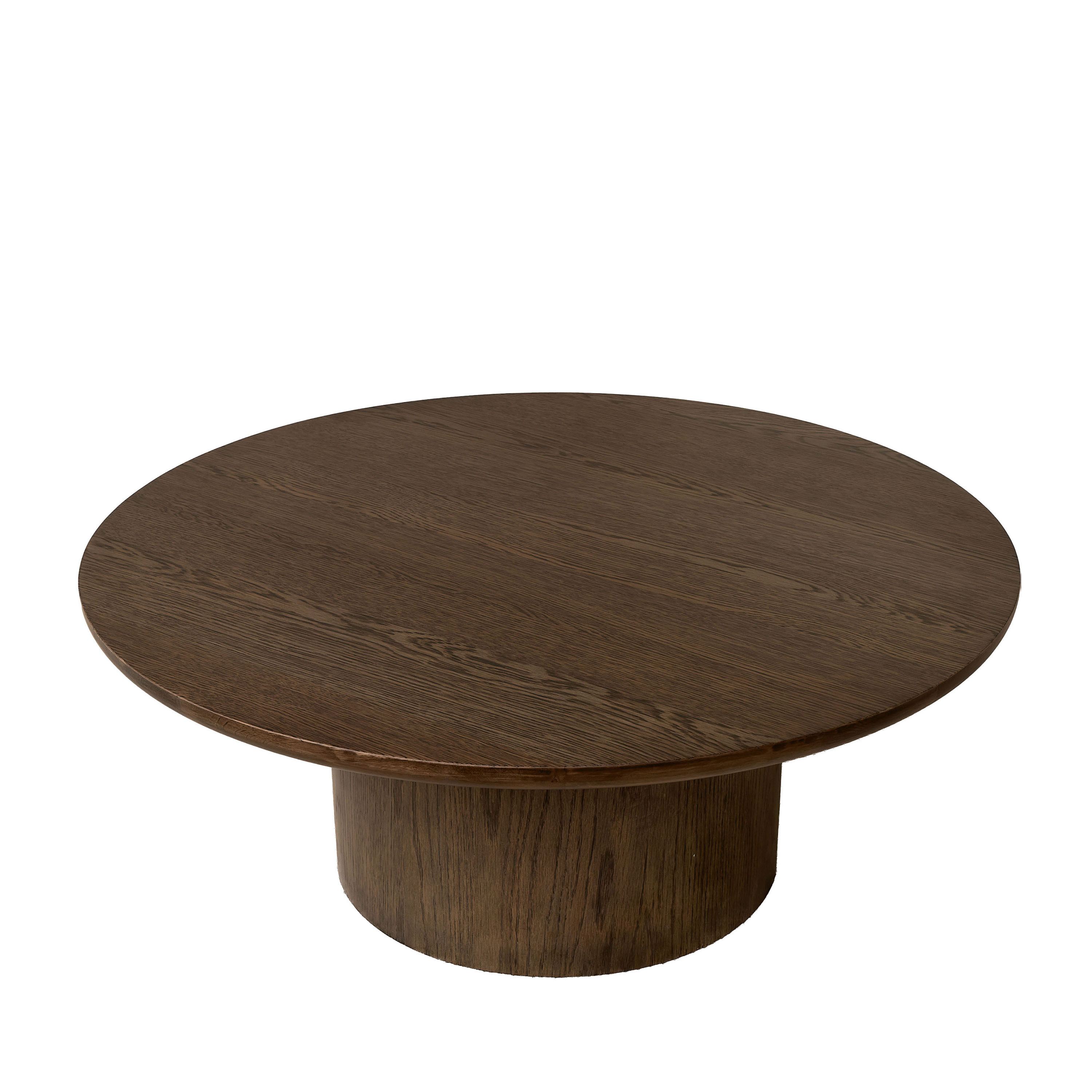 Gia Couchtisch Braun gebeizte Eiche 90 cm