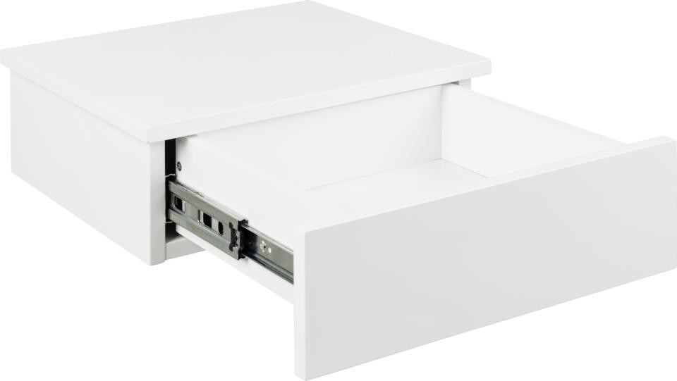 Nordic Home Aurea Sängbord Vit 37cm
