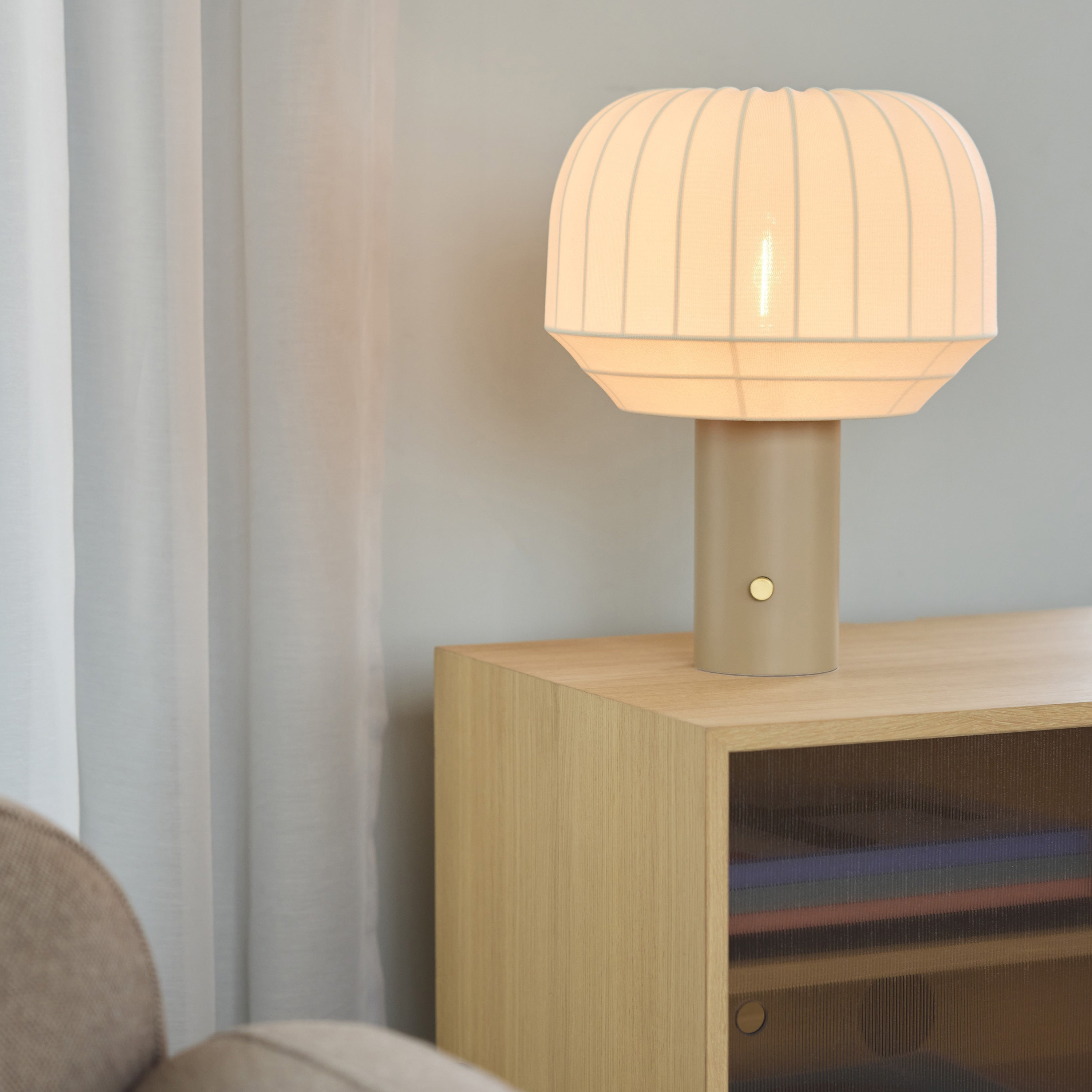 Northern Tradition Bordlampe Offwhite/Greige