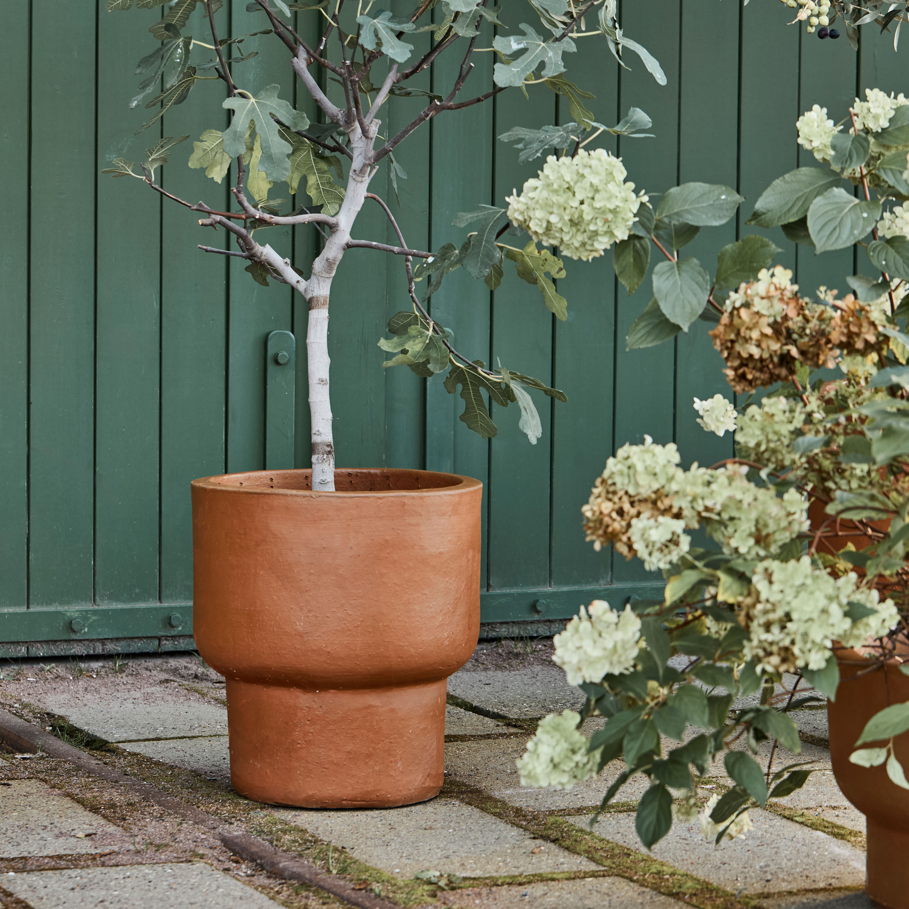 House Doctor Terra Blumentopf Antikbraun Ø40