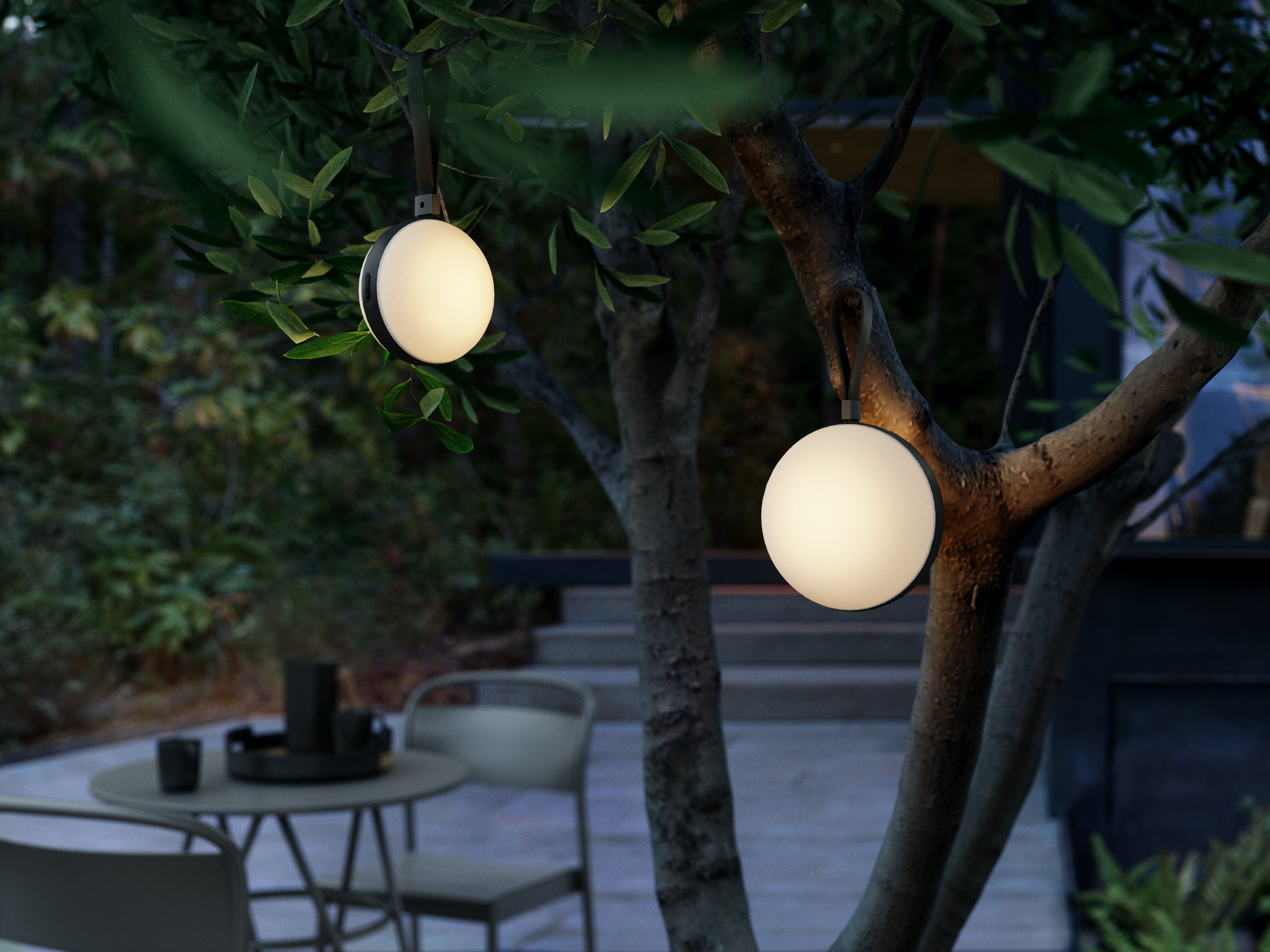 Nordlux Bring To-Go 16 Wiederaufladbare Lampe Weiß/Schwarz