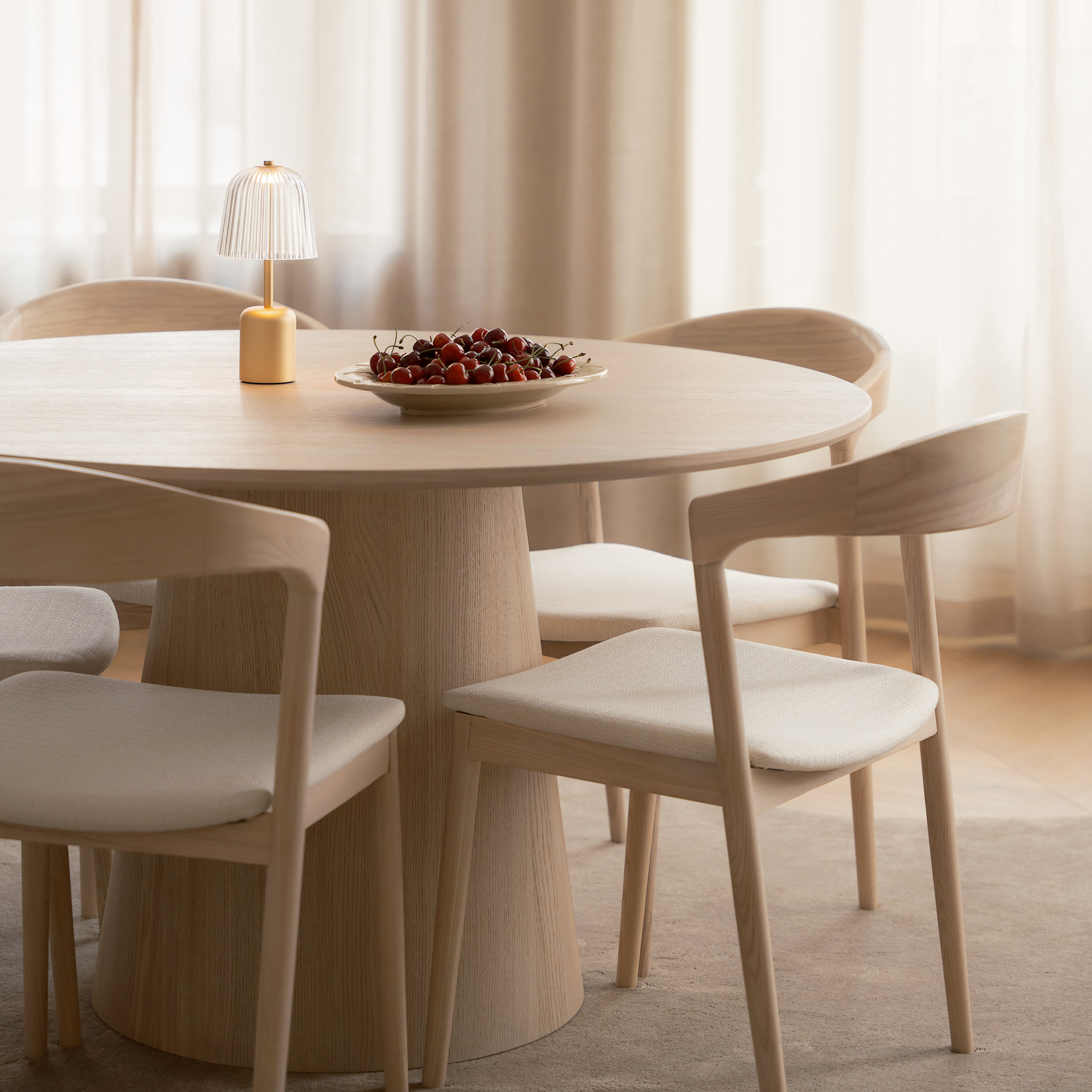 Sleepo Collection Casper Matstol Vitoljad/Vit