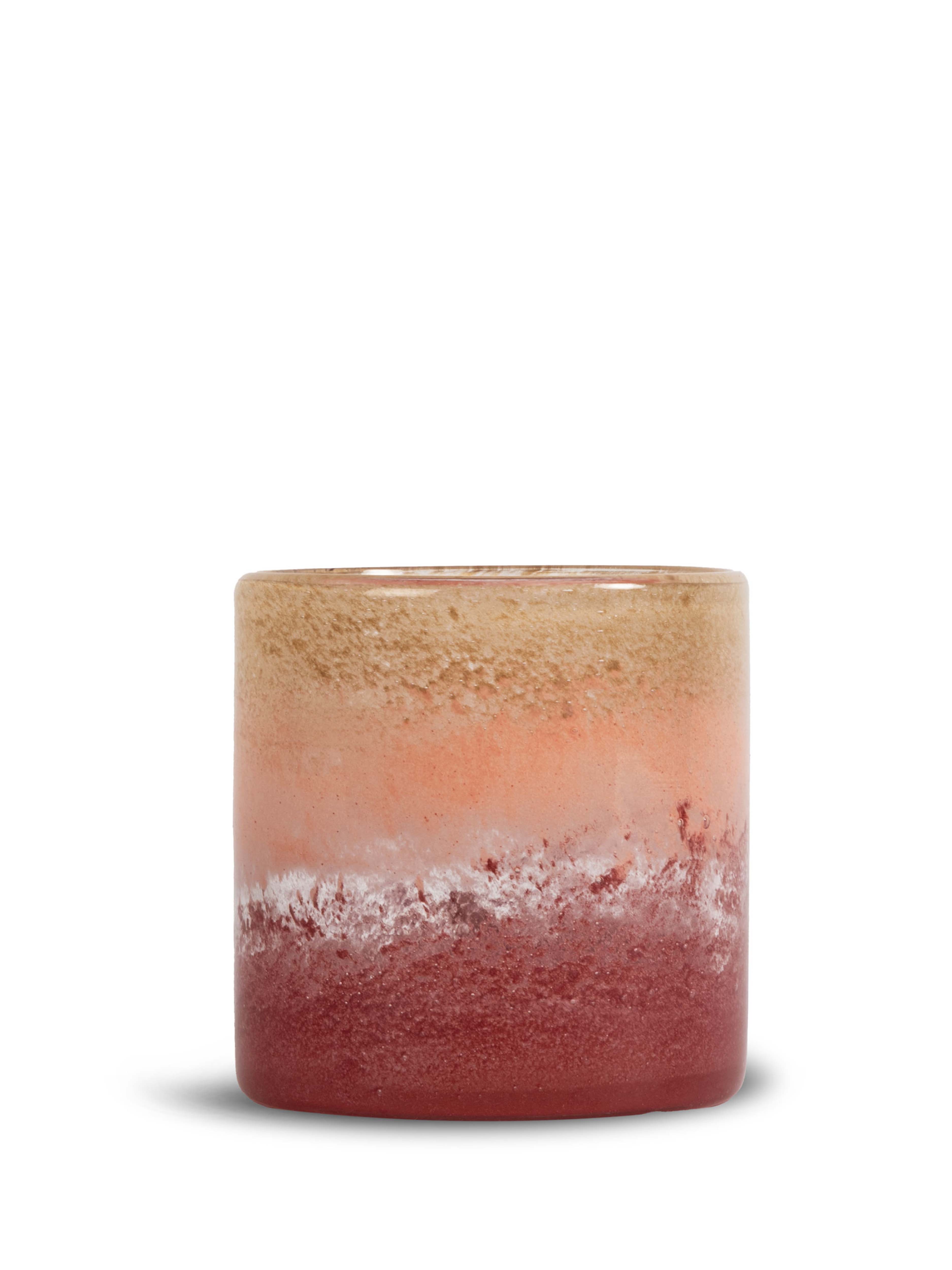 Byon - Calore Ljuslykta Rosa/Beige/Bordeaux 15cm - Röd
