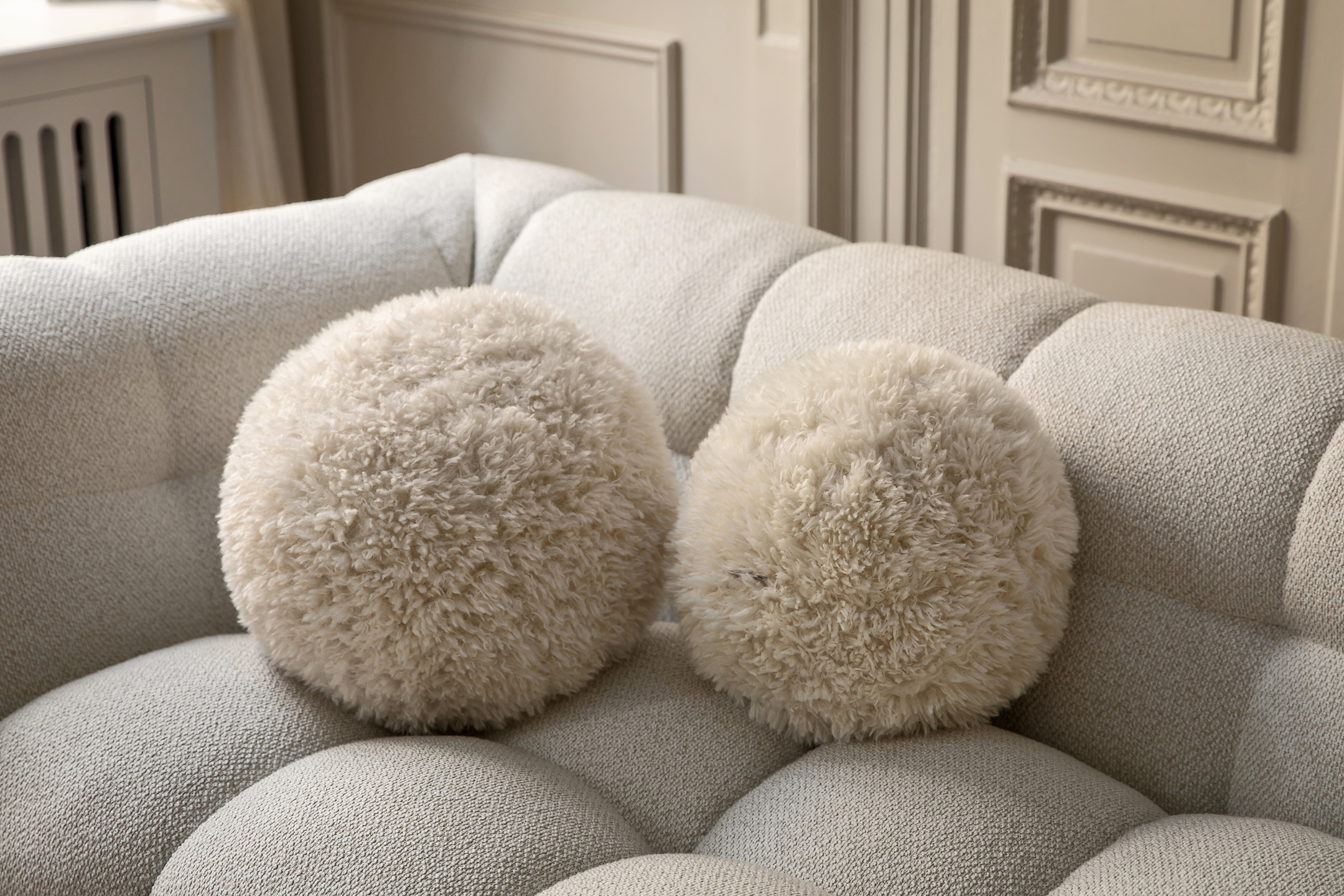 Sleepo Collection Sphere Prydnadskudde Doodle Ø29