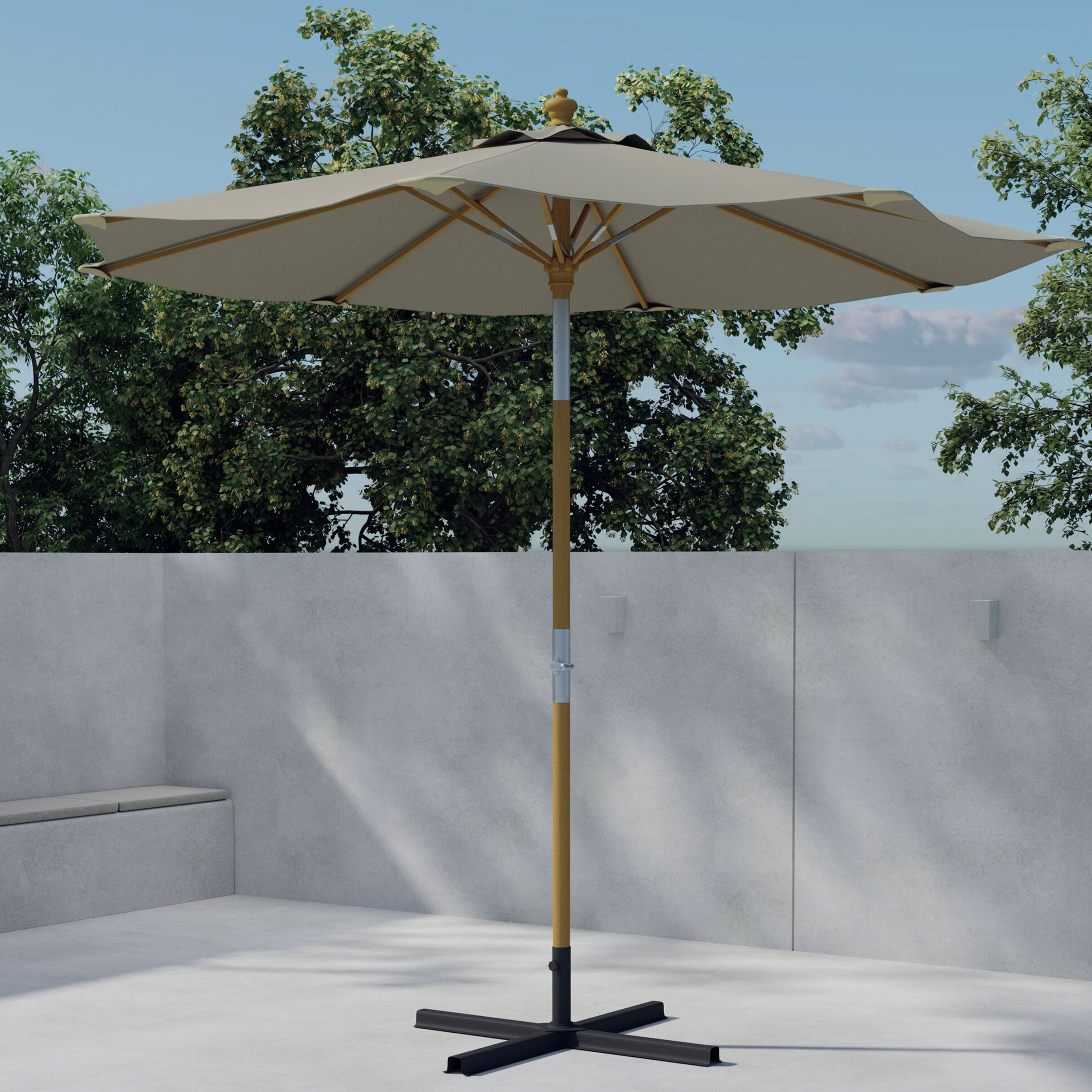 Venture Home Cerox Parasoll Beige Ø270