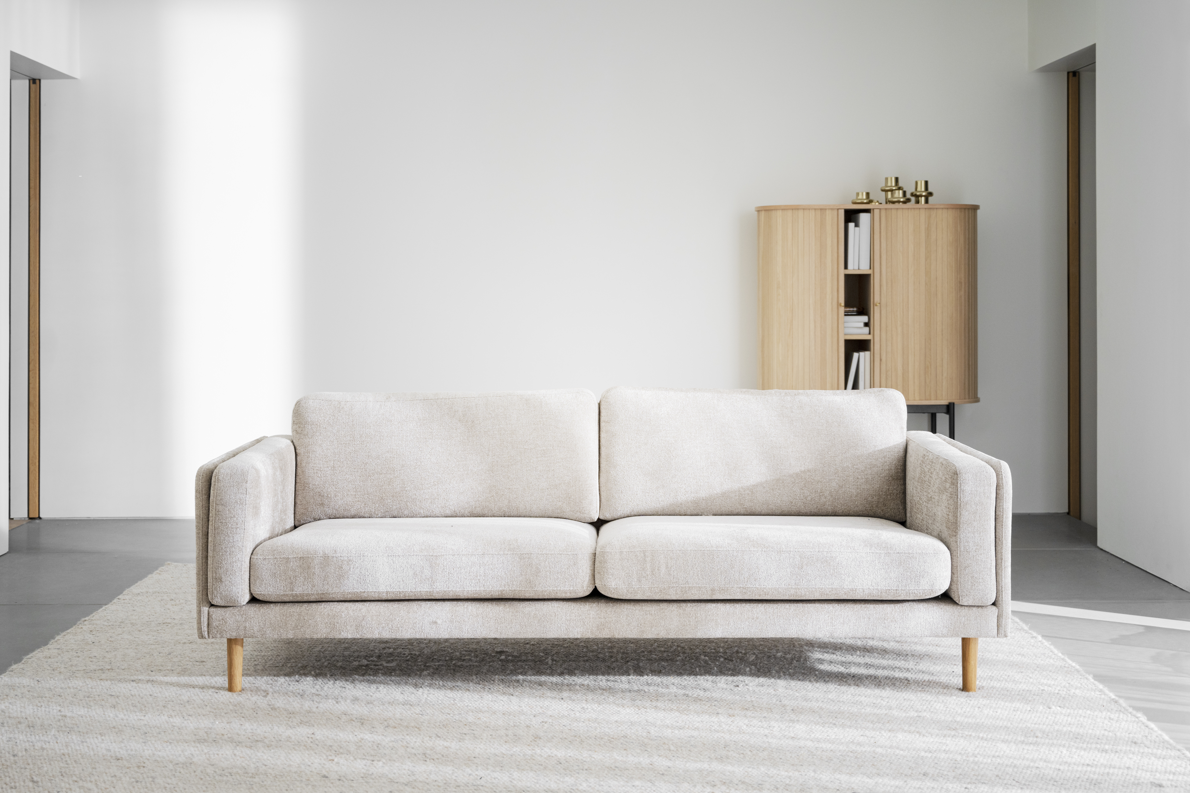 Rowico Home Braden 3-sits Soffa Ljusbeige/Ek