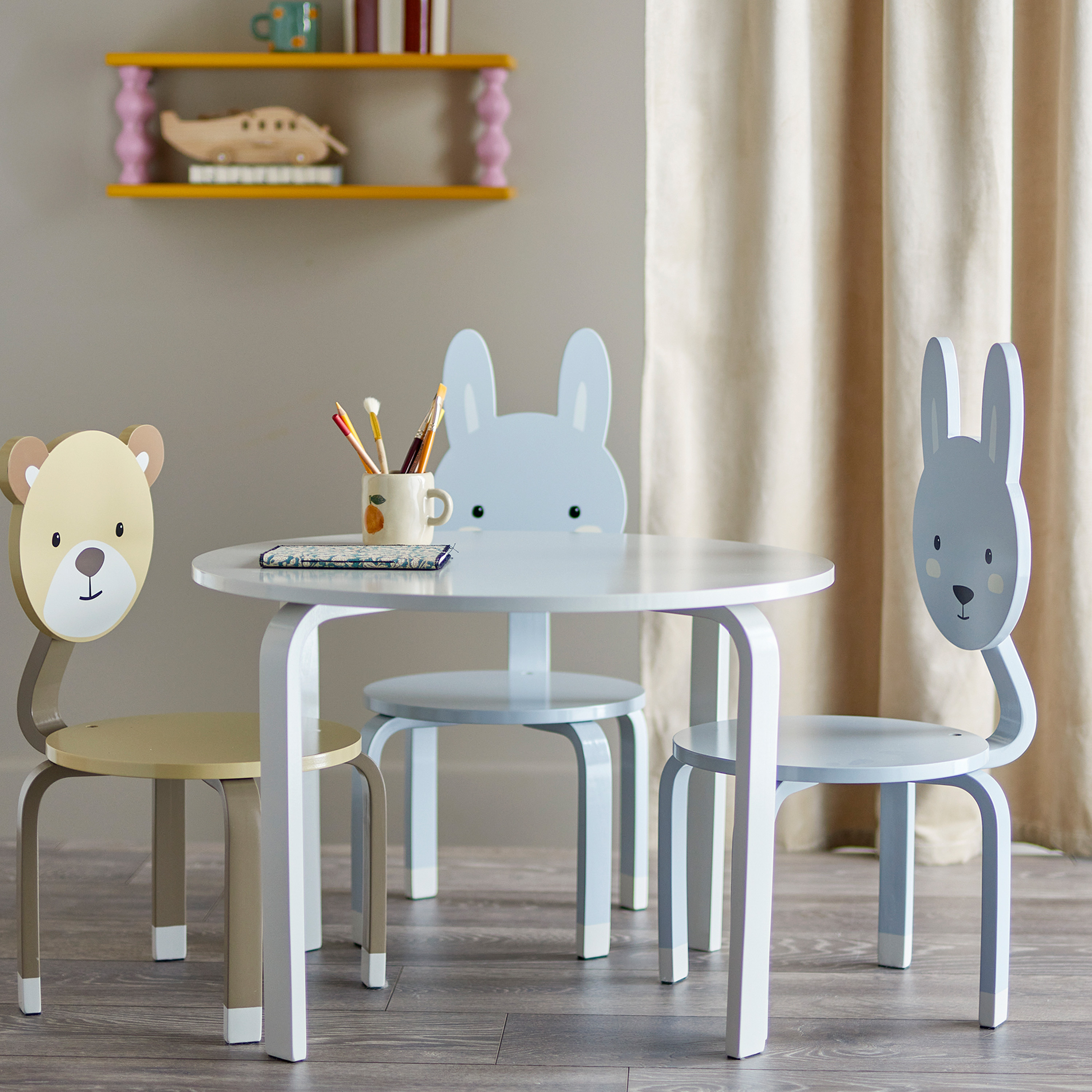 Bloomingville Marle Bord Nature Ø65
