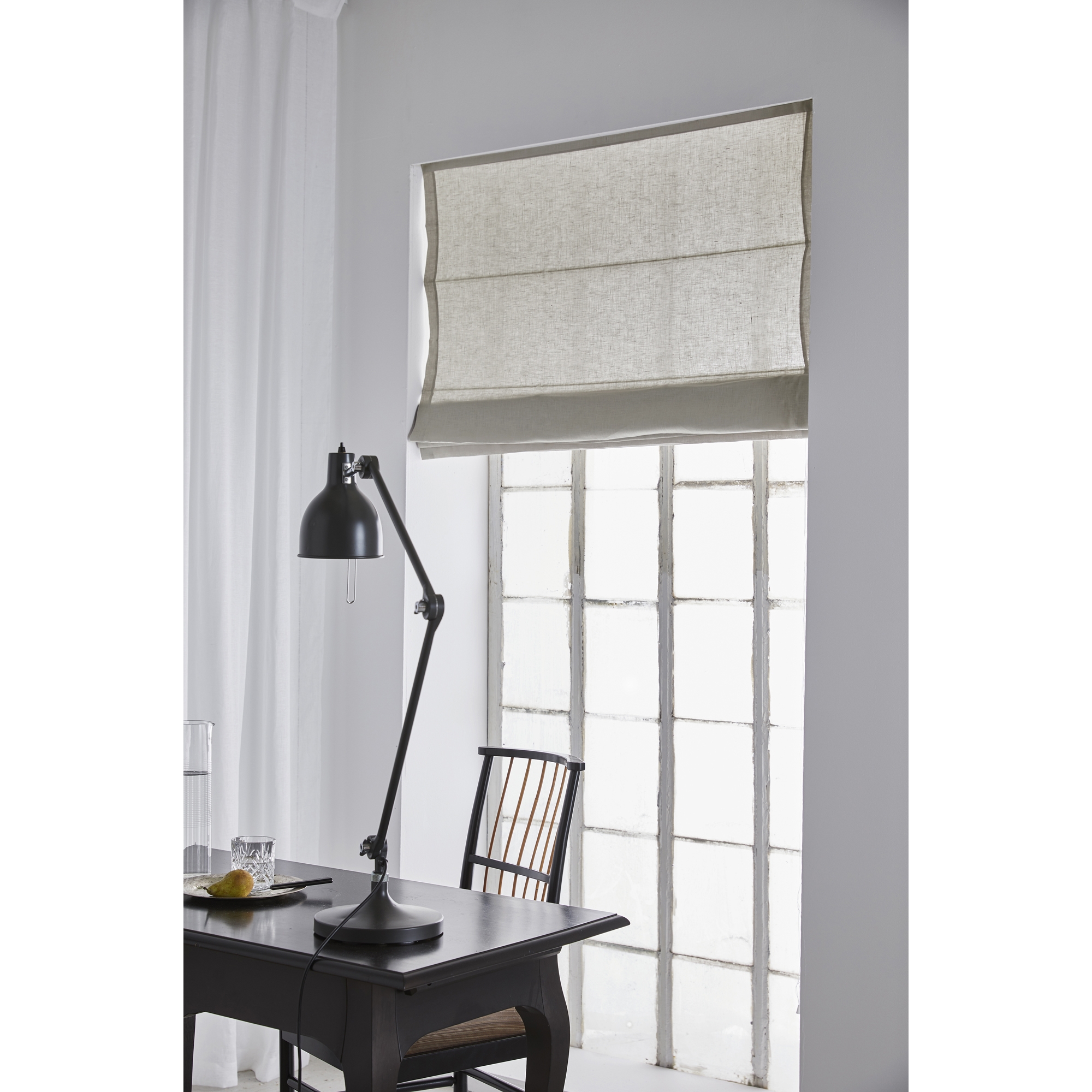 Himla Sunday Hochwertiger Leinenvorhang Ash 150cm