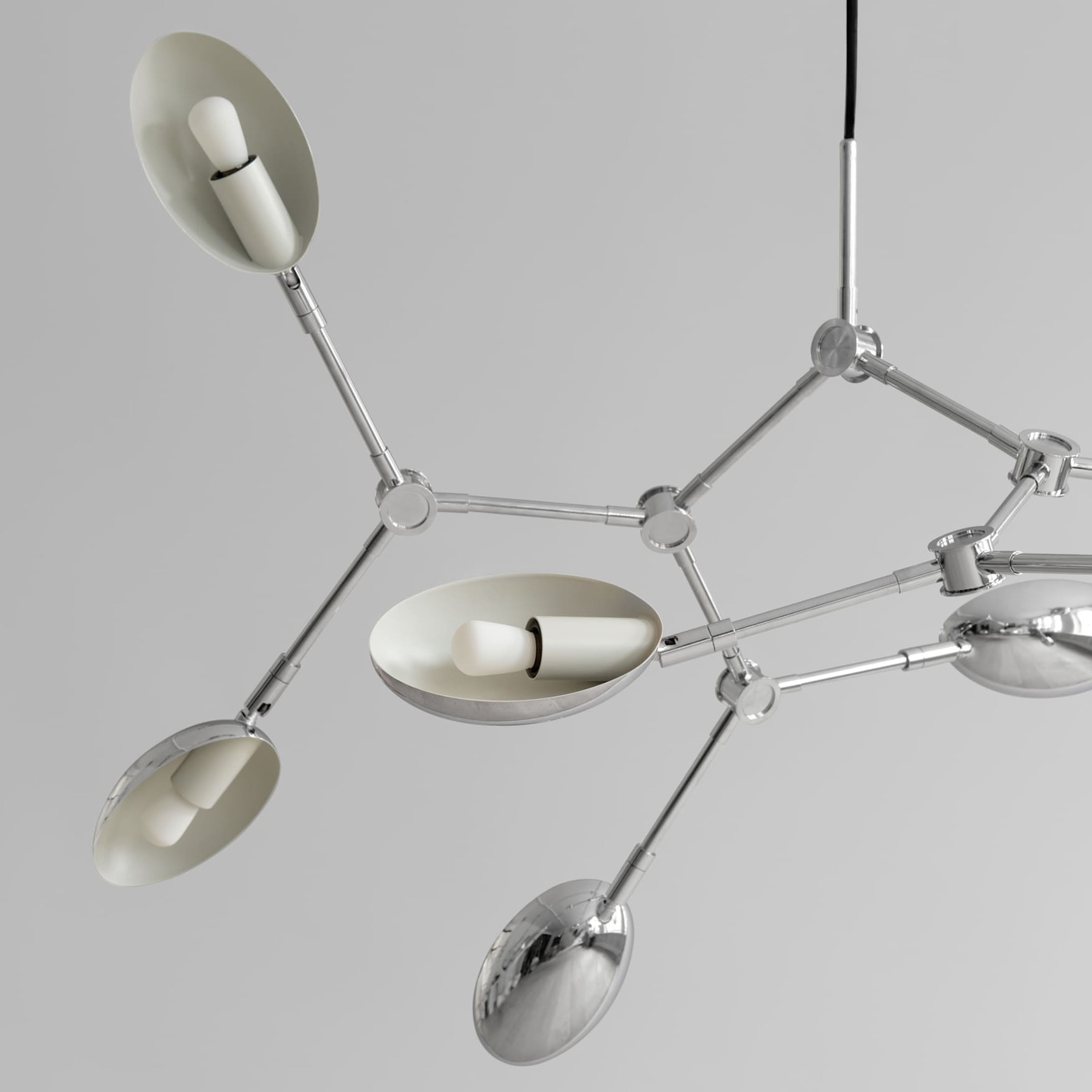 101 Copenhagen Drop Mini Taklampa Chrome 111cm