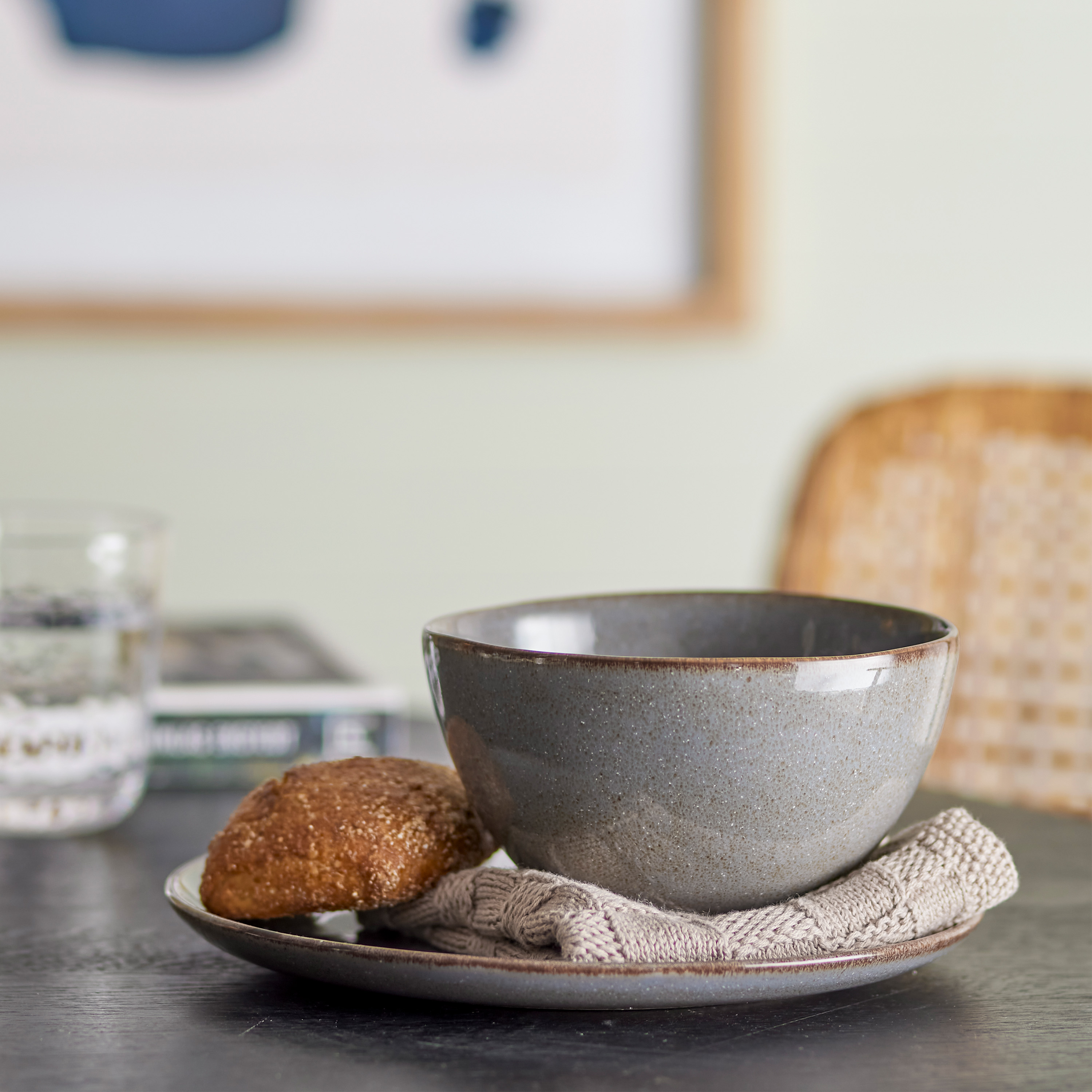 Bloomingville Sandrine Aamiaissetti Harmaa