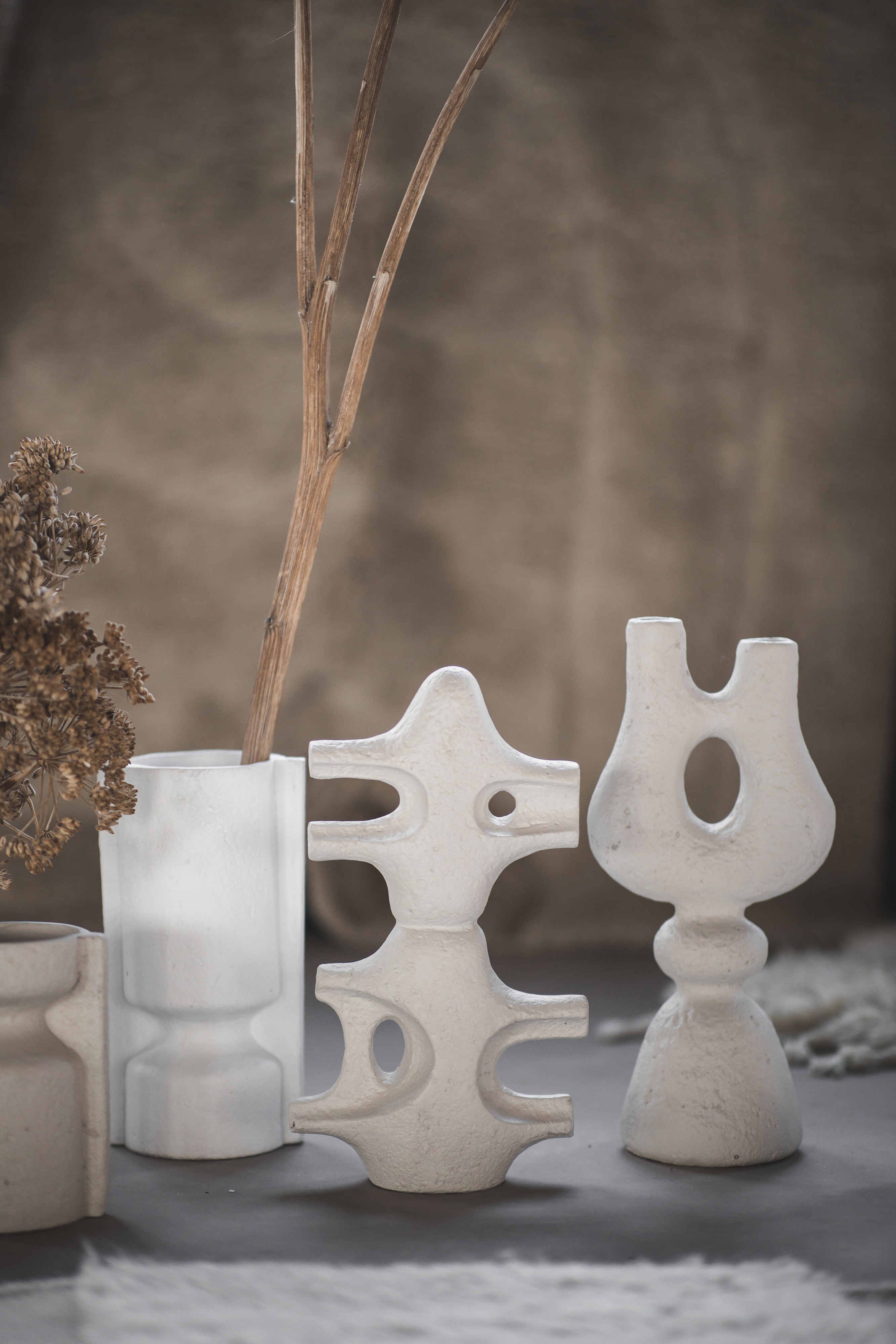 Jakobsdals Alba Vase Weiß L