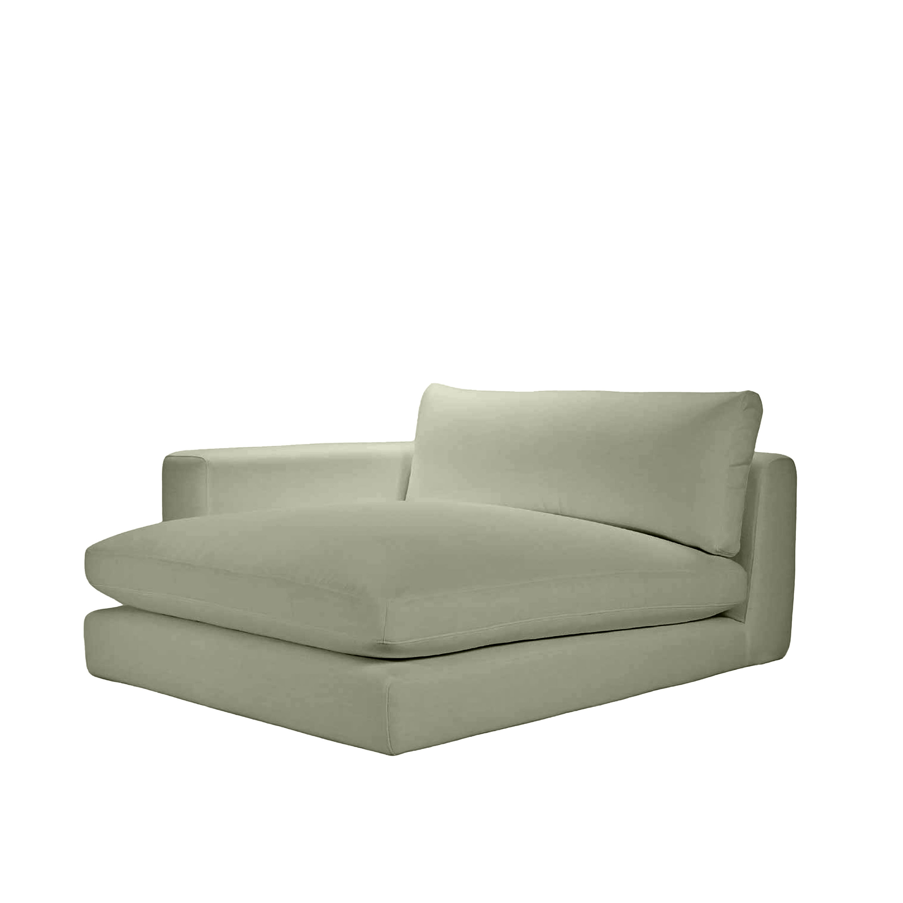 Capri 1,5-seter divanmodul med venstre armlene Green 142x155