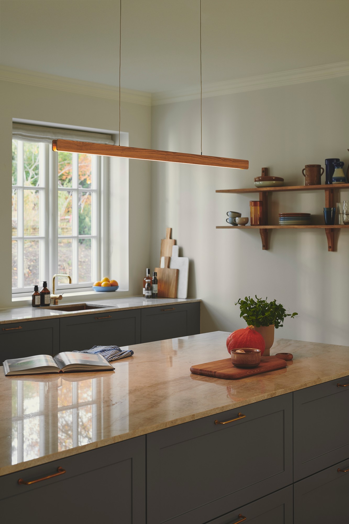 Nordlux Ilgas Pendelleuchte Natur 115cm