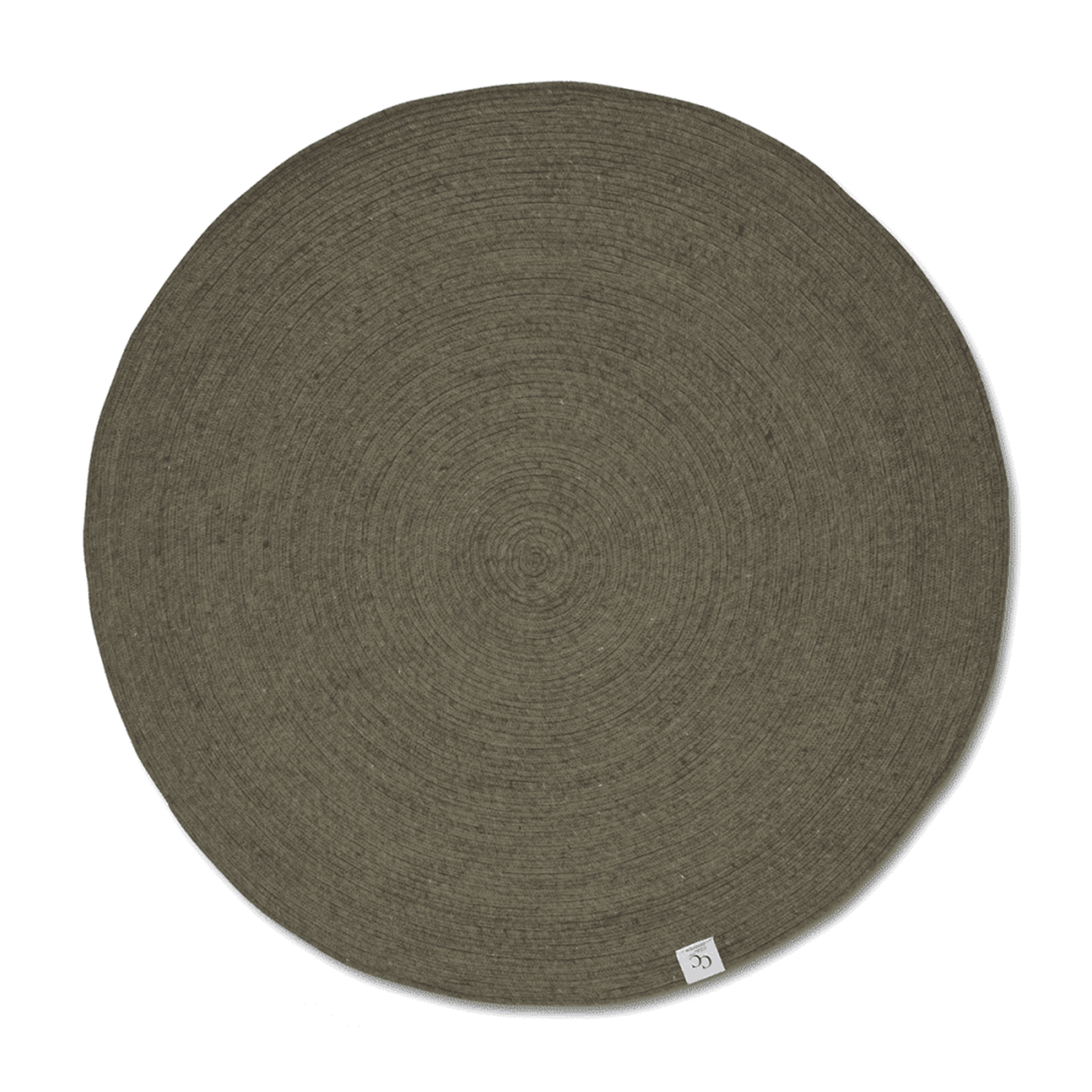 Matta Merino Mörkgrön Ø240