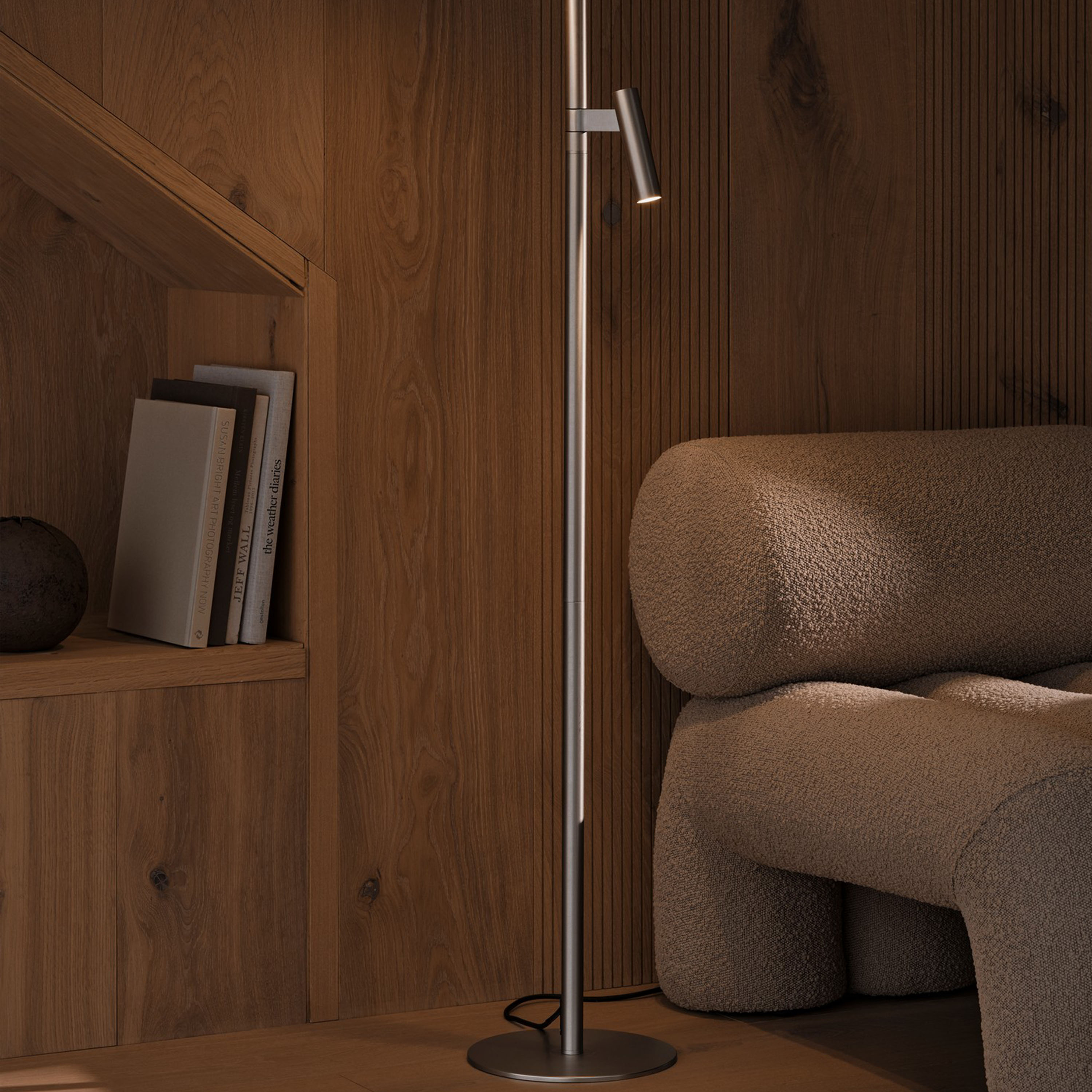 Design For The People Makoto Gulvlampe Satin Krom