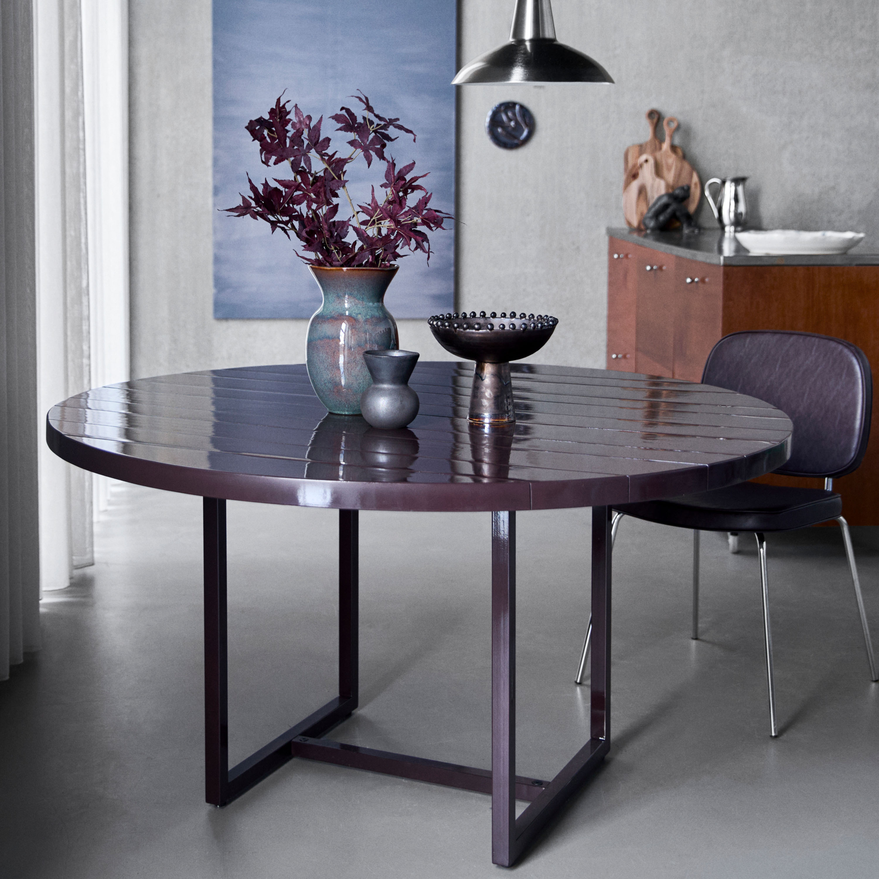 Kant Dining Table Mulberry Ø140