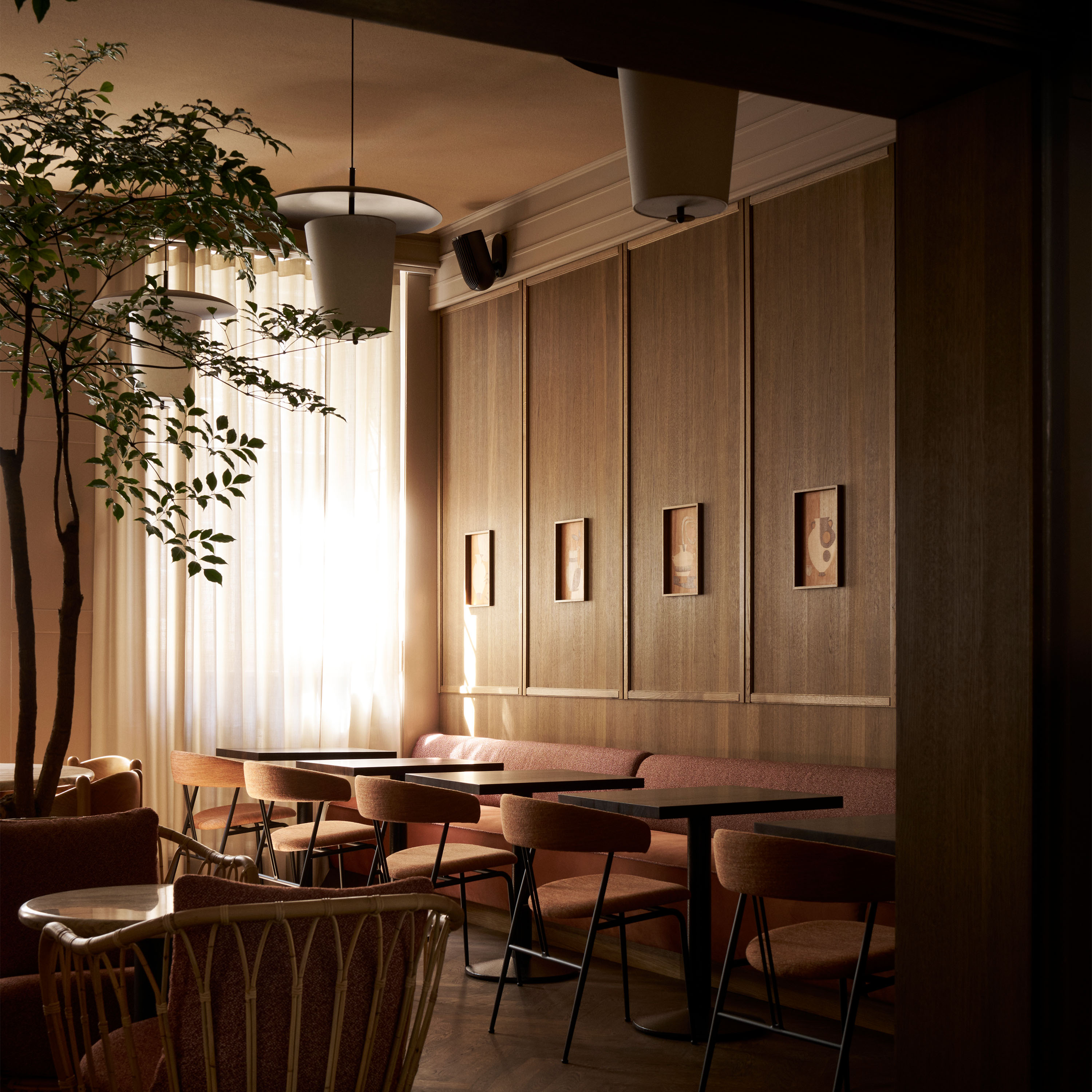 LYFA Toton Deckenleuchte Bronze 60 cm