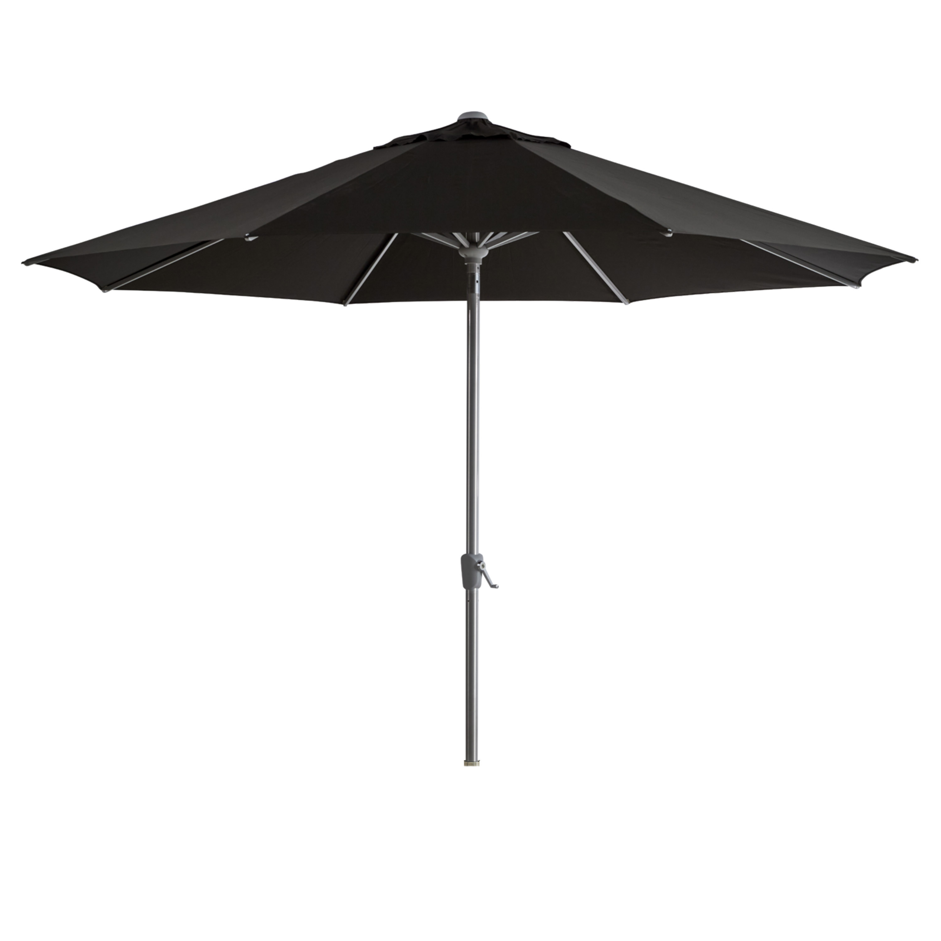 Abriola Parasoll Charcoal Black 330cm