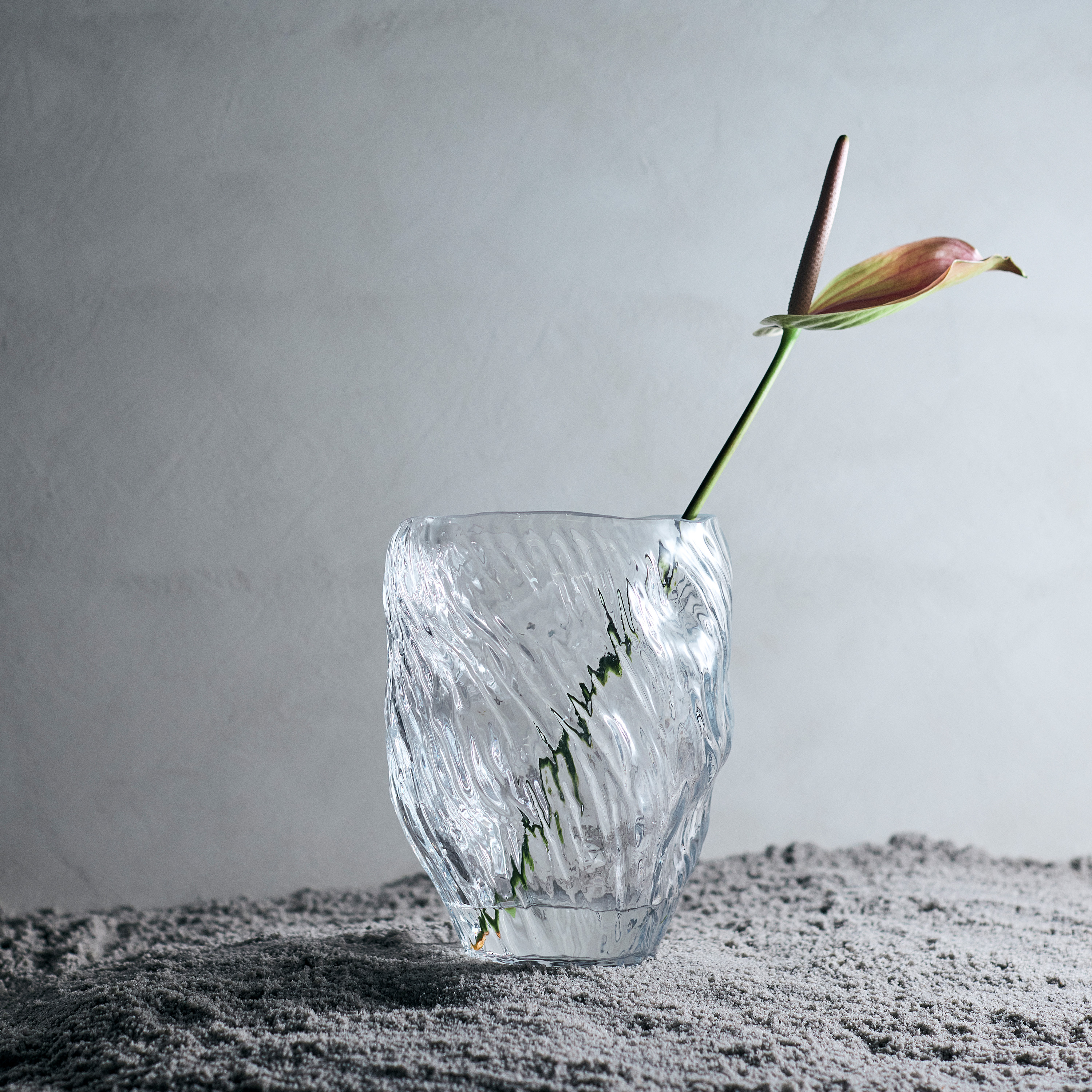 Muubs Mud Vase Clear Ø16