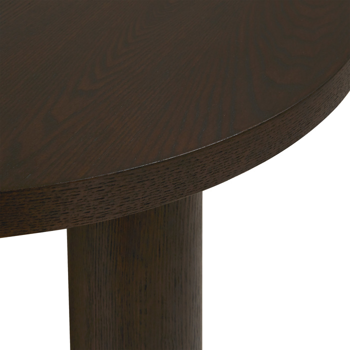 Nordic Home Melvin Sohvapöytä Tummanruskea Ø65