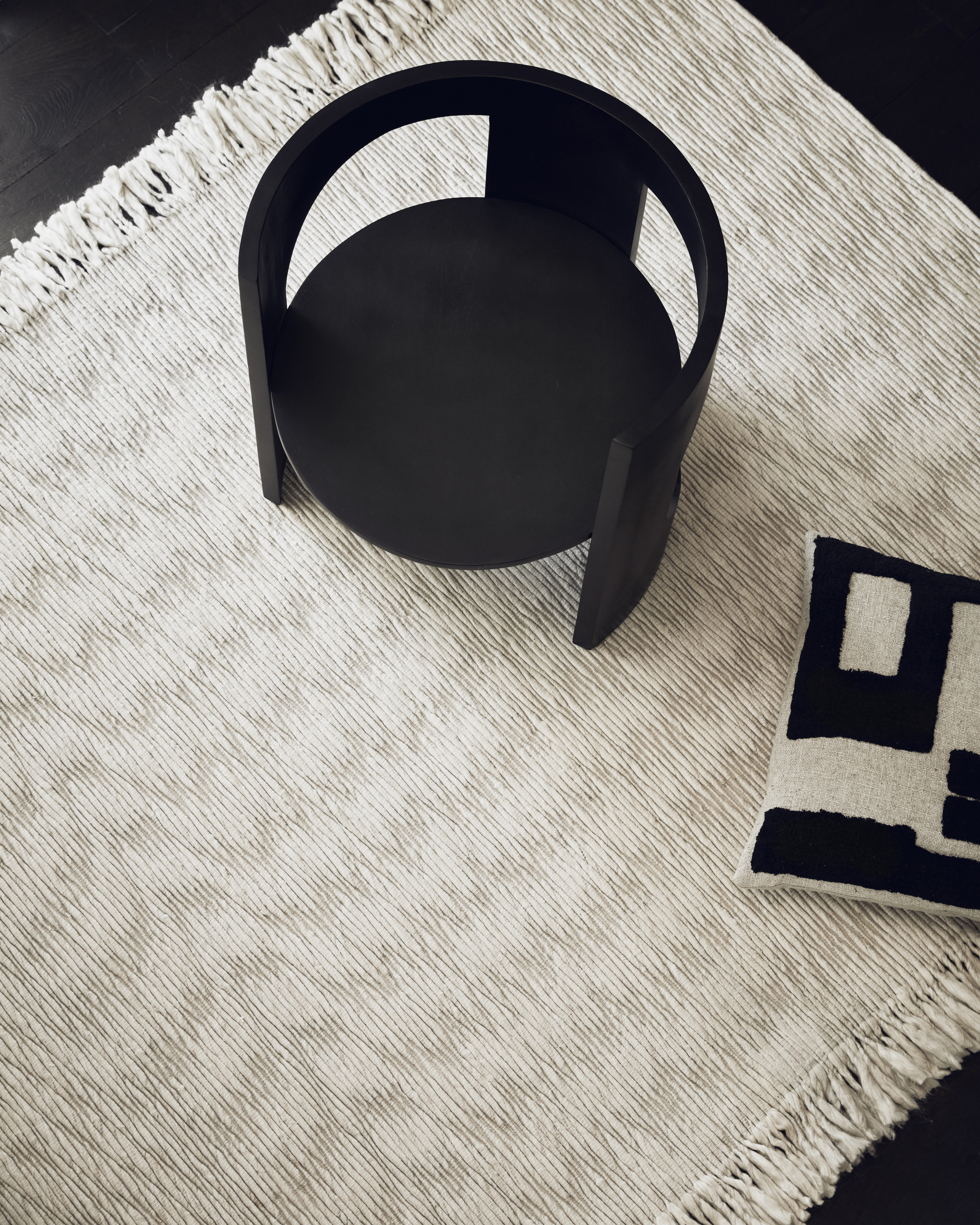 Tinted Fagerlund Wollteppich Beige/Offwhite 170x240