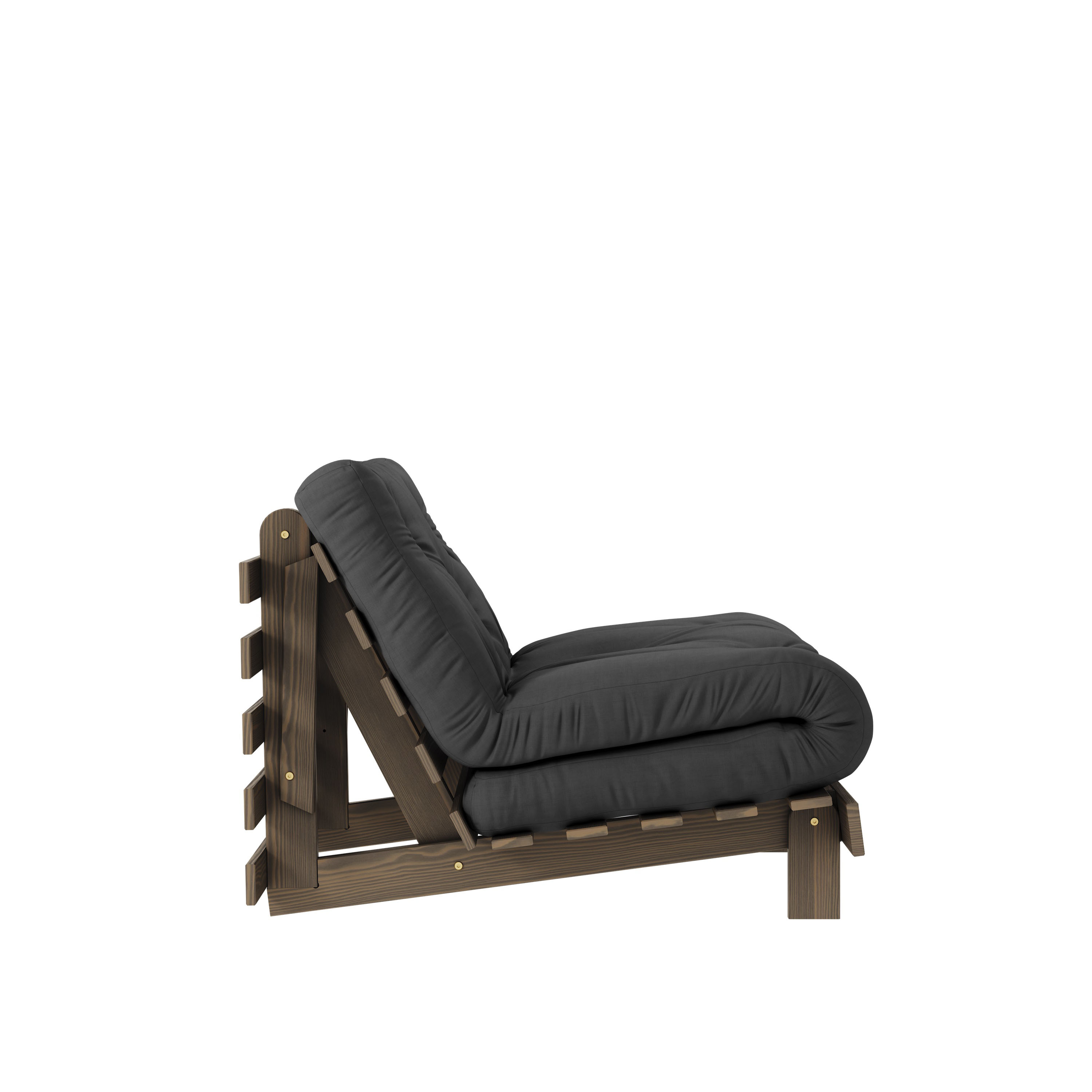 Karup Design Roots Schlafsessel Braun/Dunkelgrau 90cm