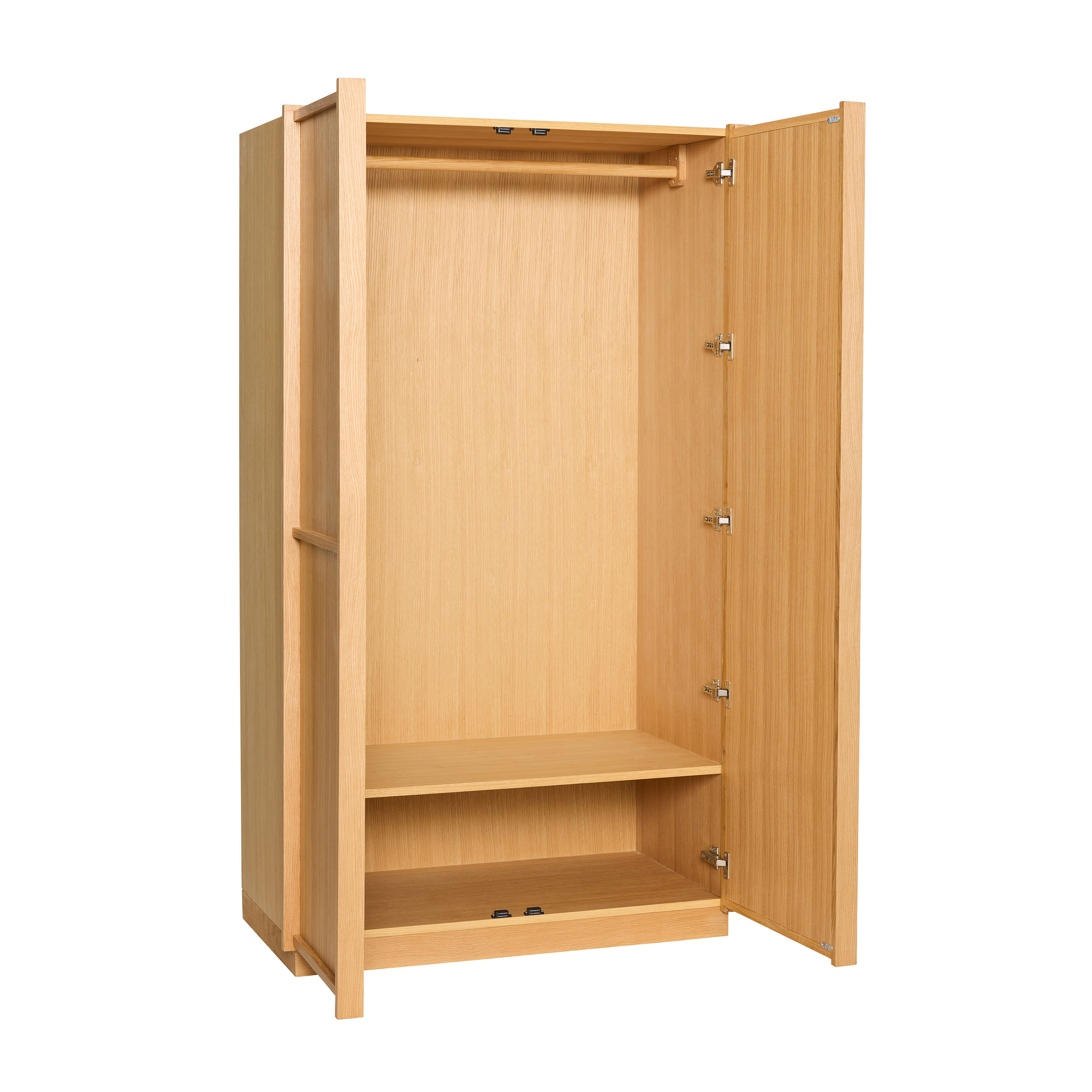 Hübsch Kura Garderobeskap Large Natural 181x100