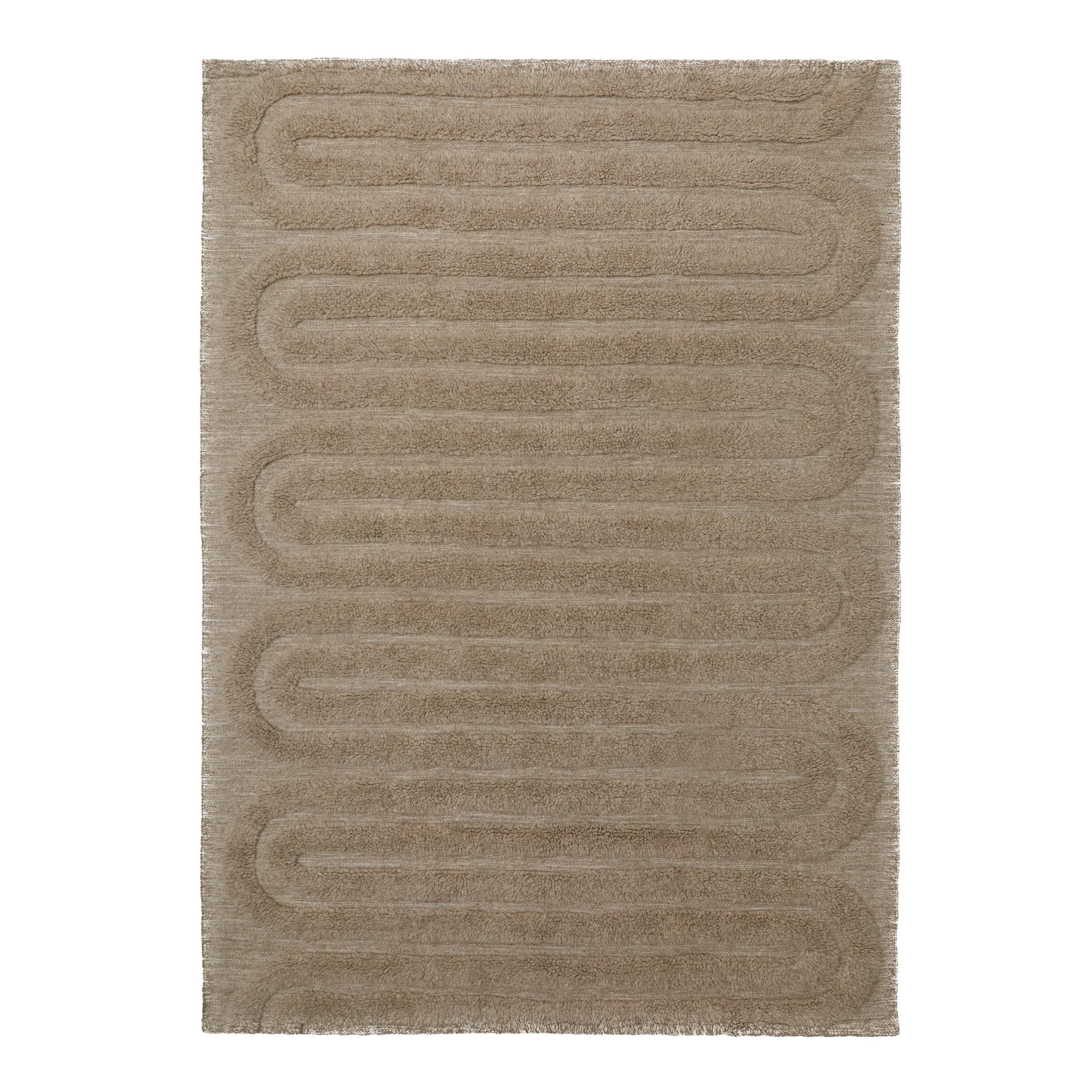 Riklund Ullmatta Beige Melange 250x350