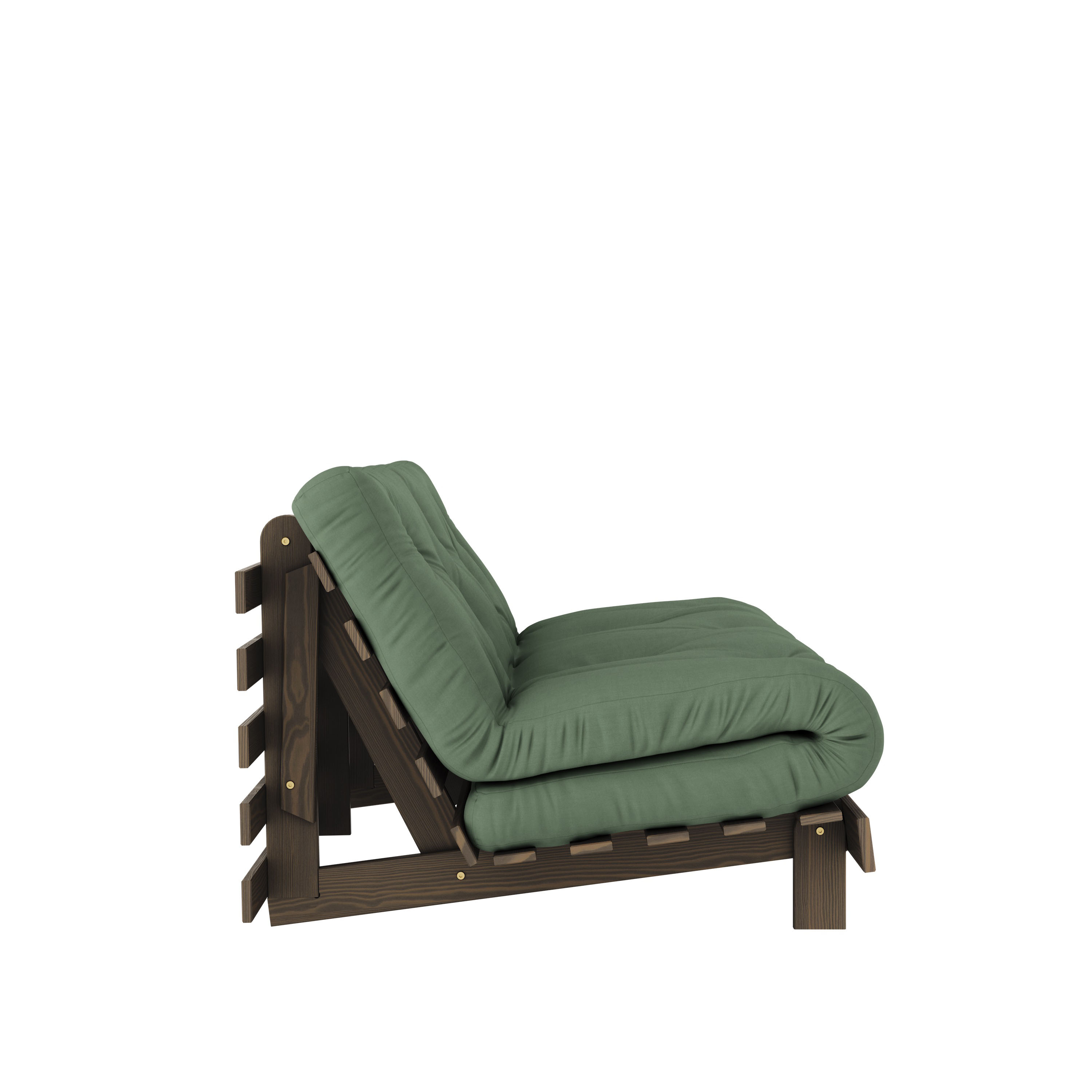 Karup Design Roots Vuodesohva Ruskea/Olive Green 160cm
