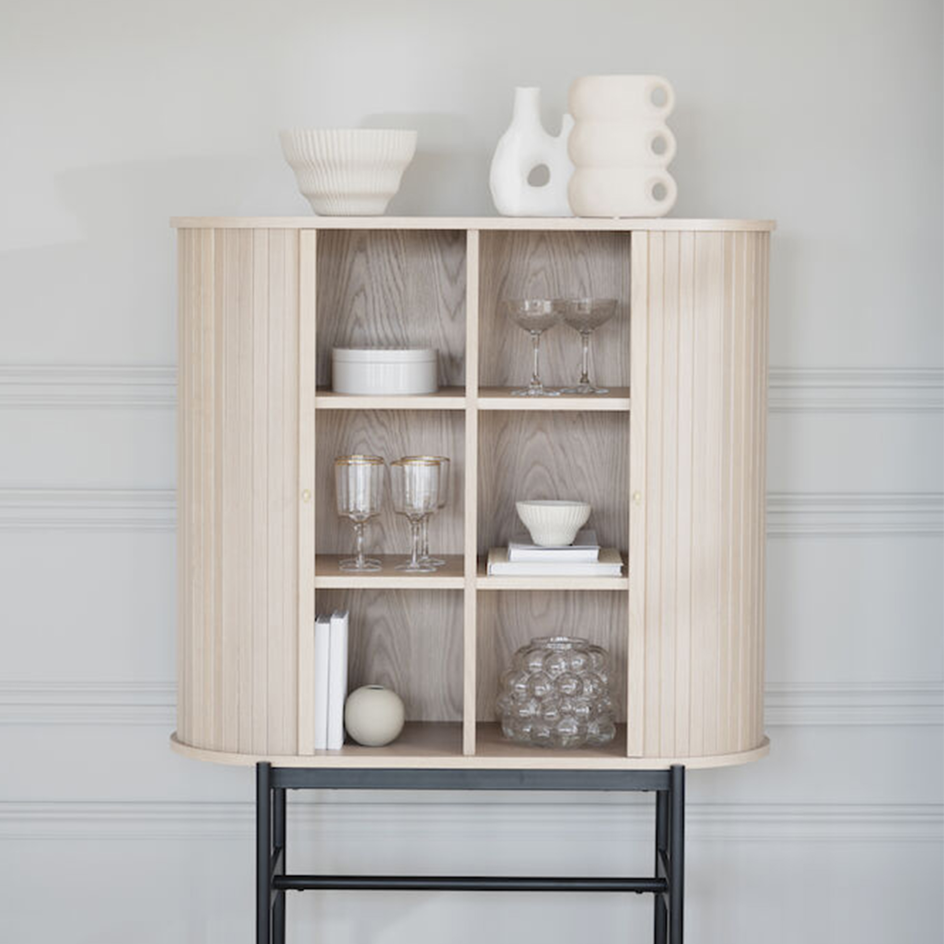 Rowico Home Haddington Skåp Vitpigmenterad/Svart102cm