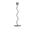 Curved Ljusstake Taupe 26cm