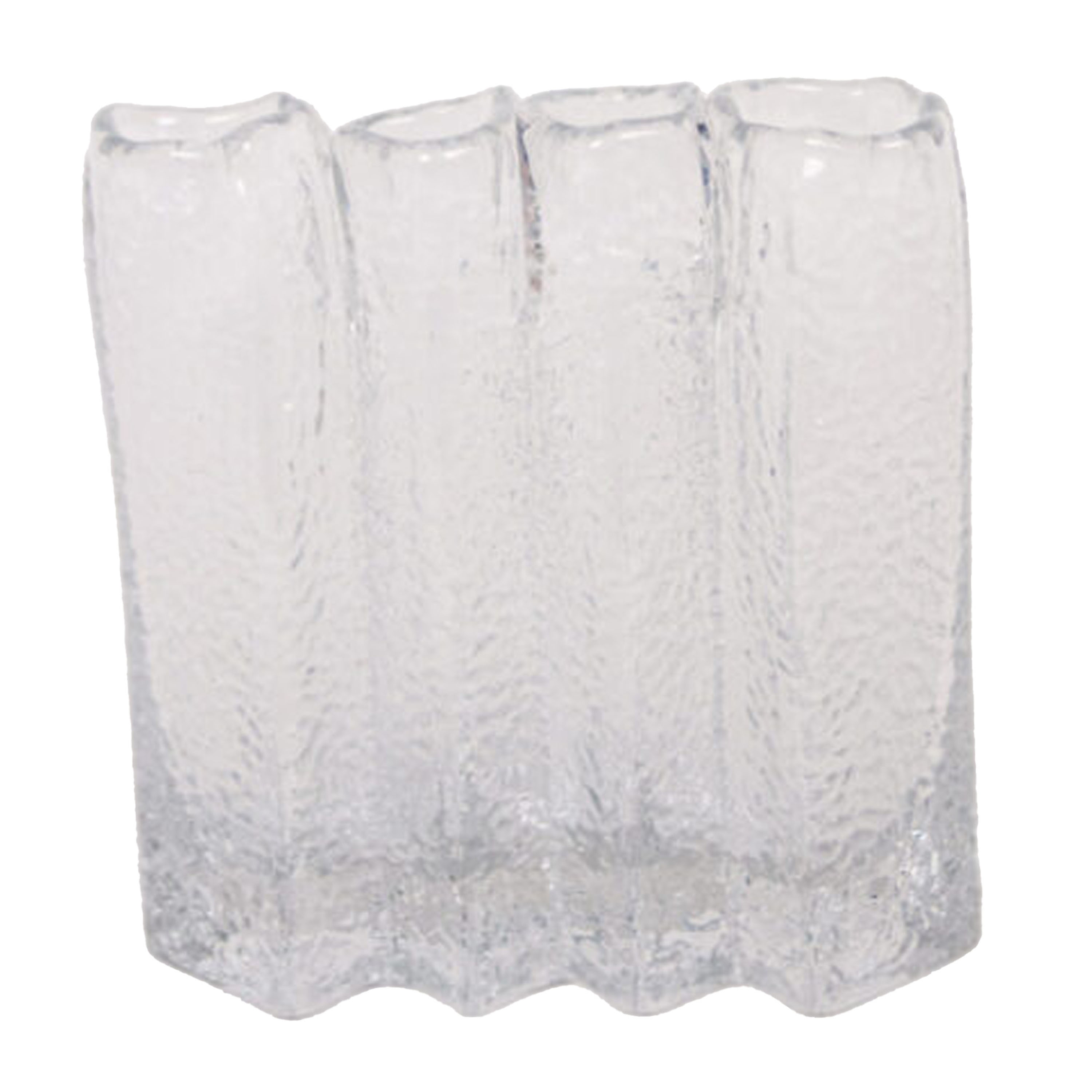 Stem vase klart glass 21 cm