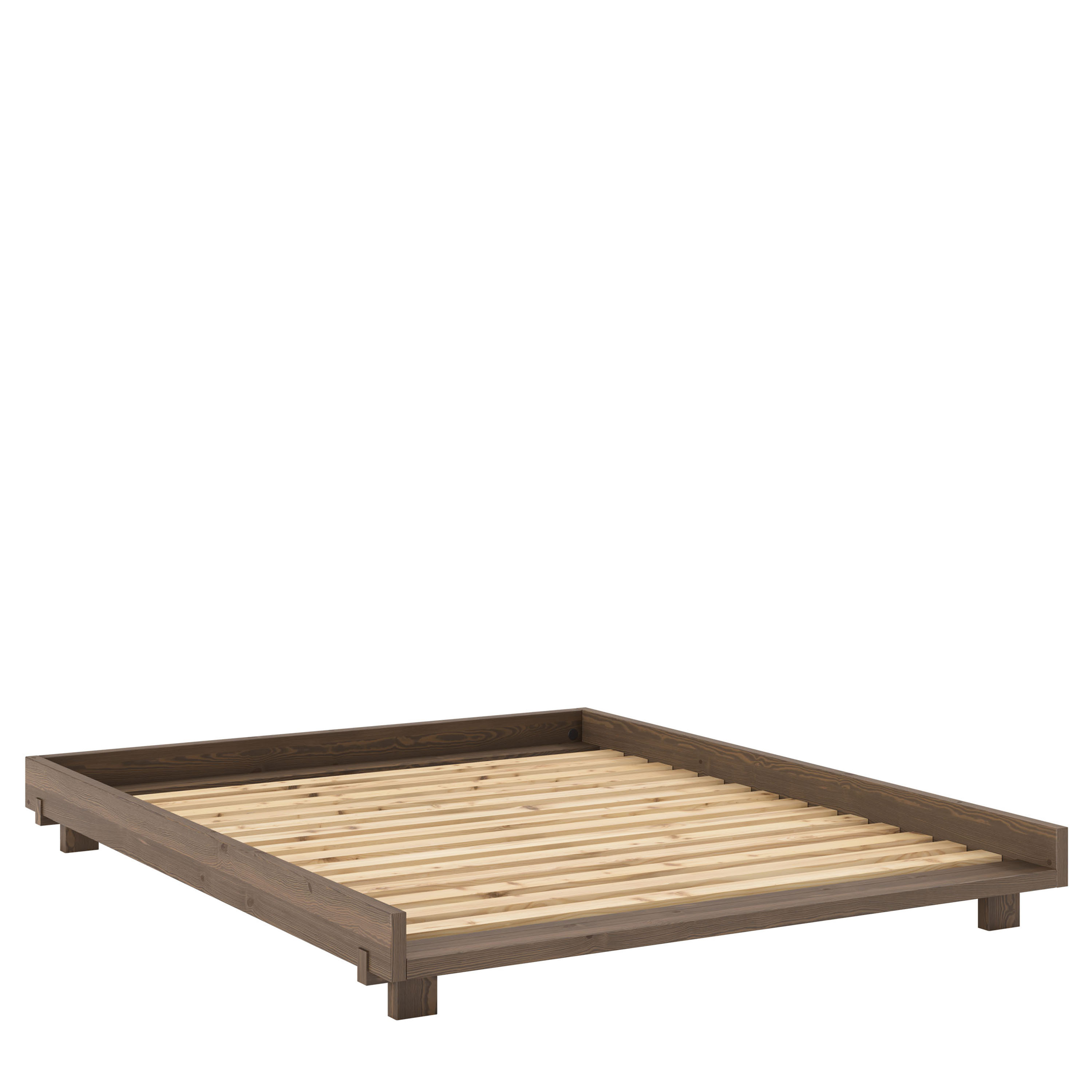 Social Bed Frame Carob Brown 160cm