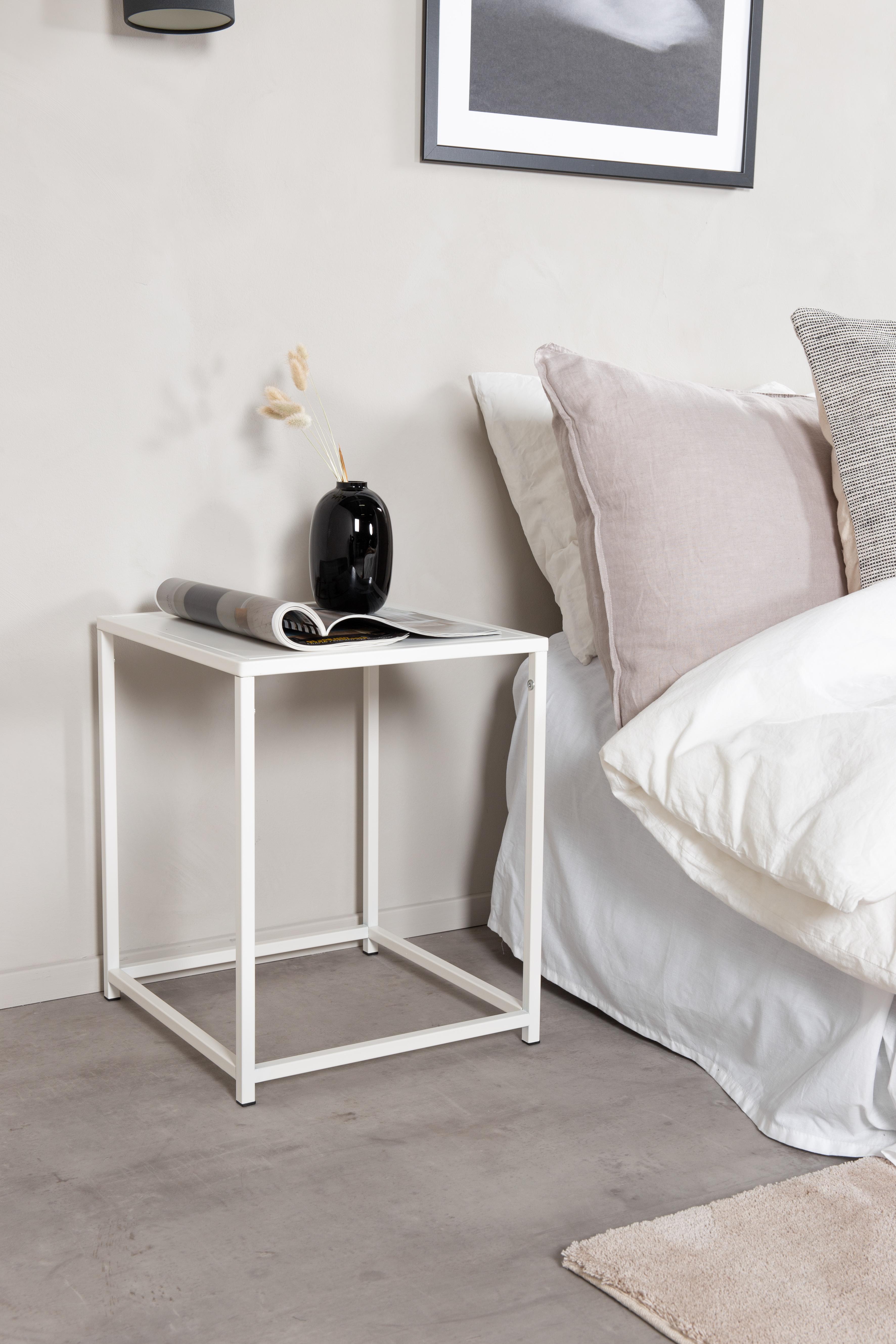 Venture Home Evin Sidobord Vit 46cm