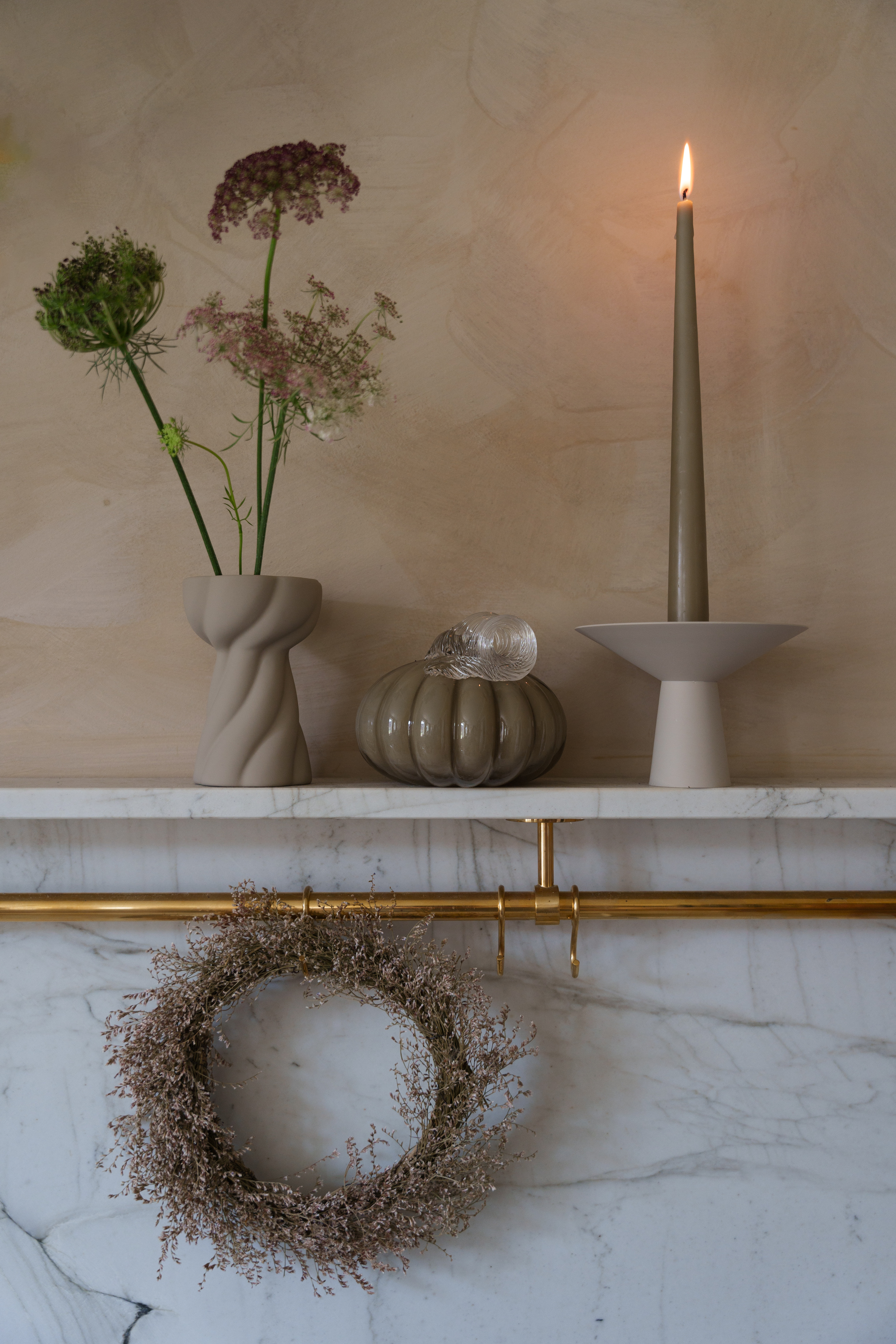 Cooee Design Twist Bulb Maljakko Hiekka 12cm