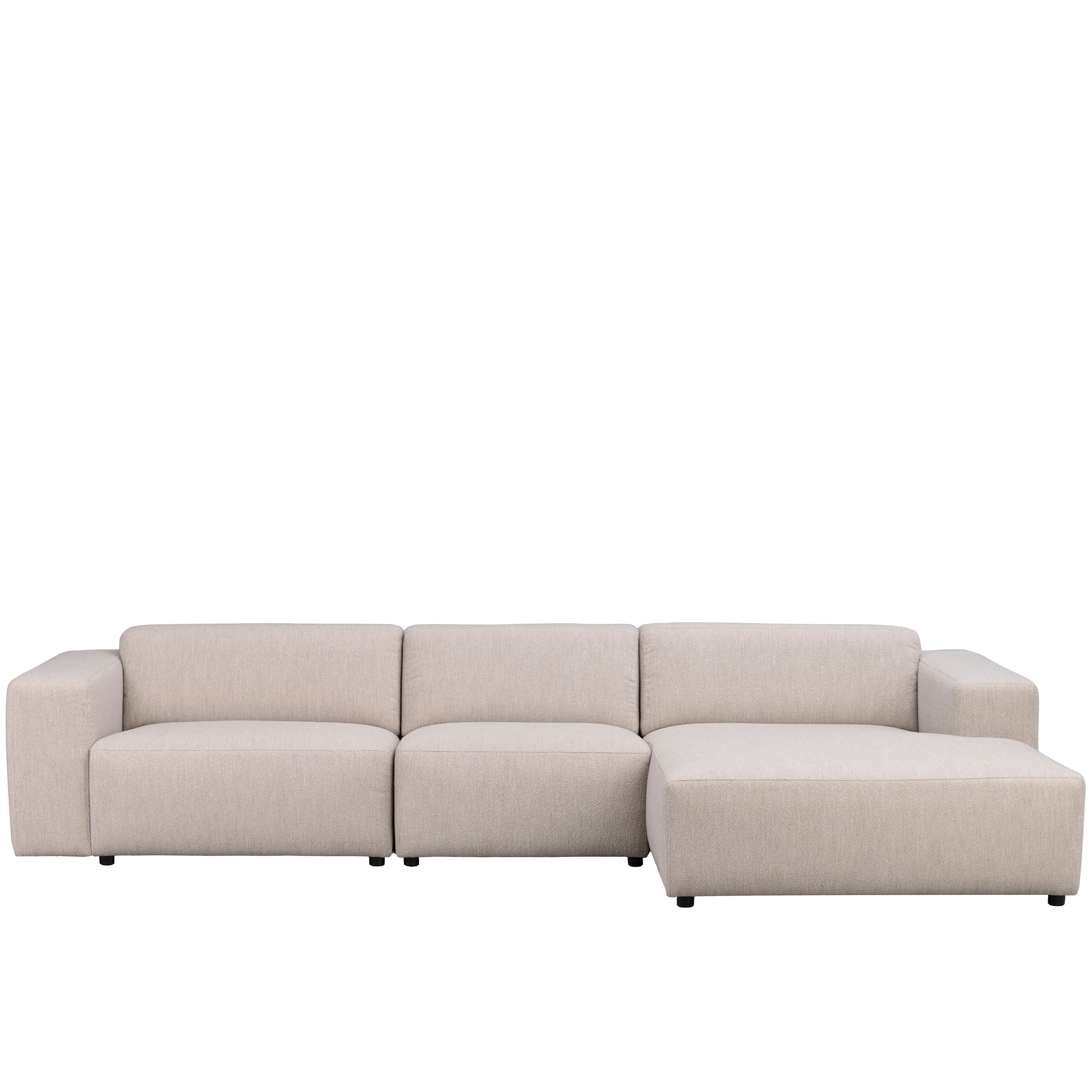 Willard 4-sits Soffa Schäslong Höger Ljusbeige
