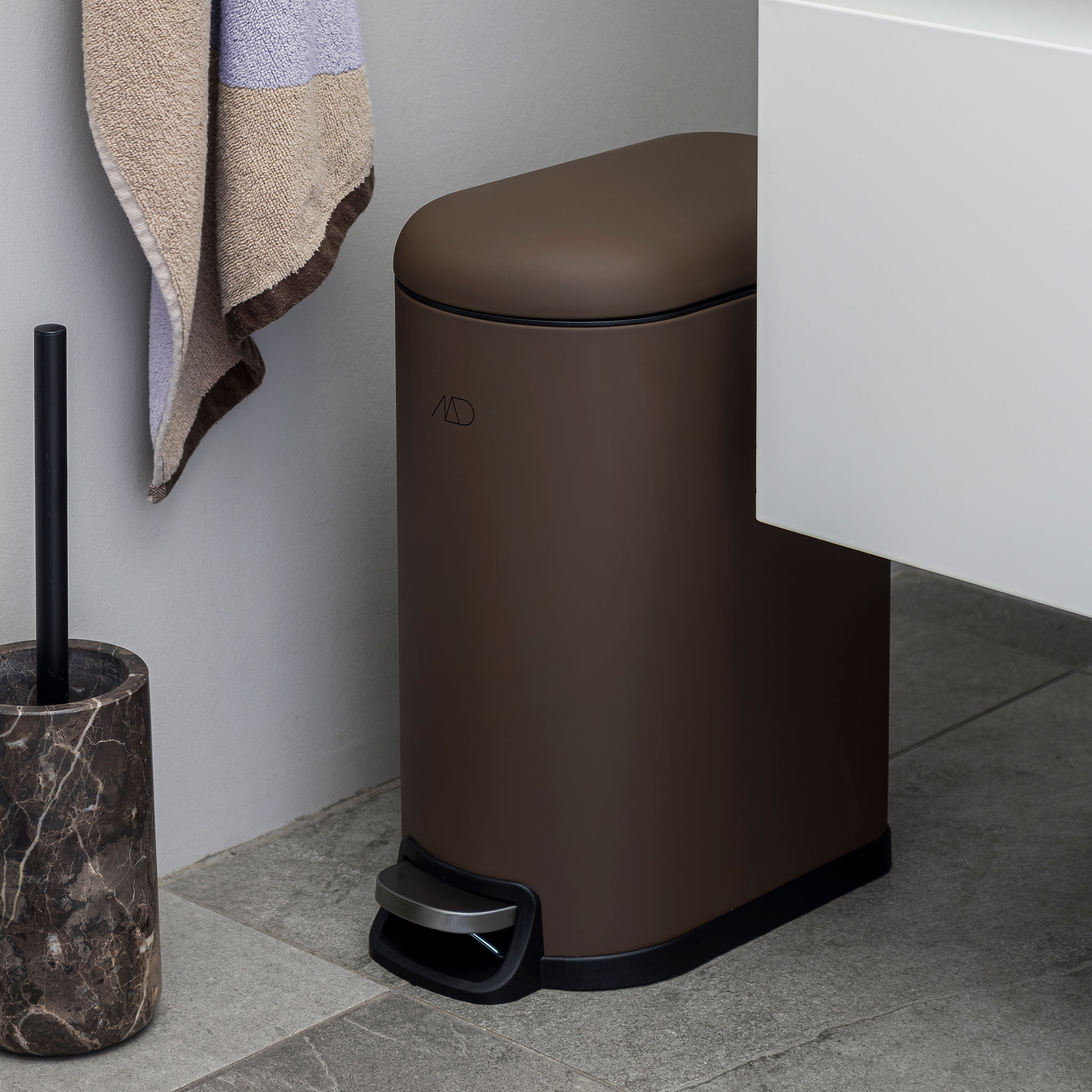 Mette Ditmer Mini-Walther Pedaleimer Braun 5L