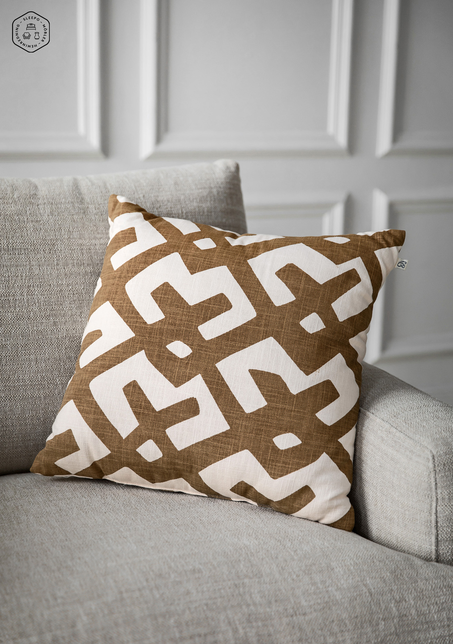 Chhatwal &amp; Jonsson Dadra Outdoor Prydnadskudde Beige/Off White 50x50