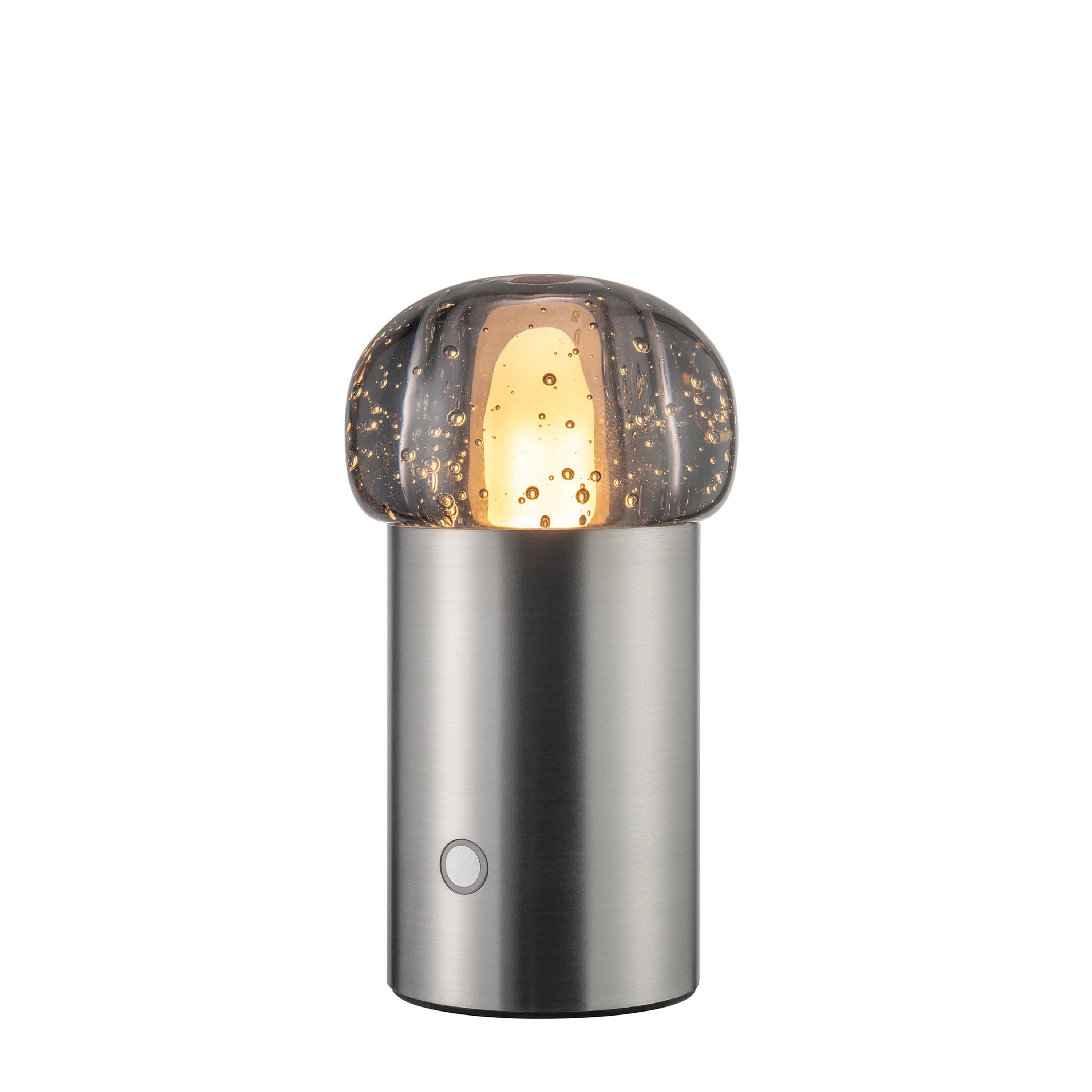 Blomus Iris Portabel Bordlampe Silver Metal 18cm