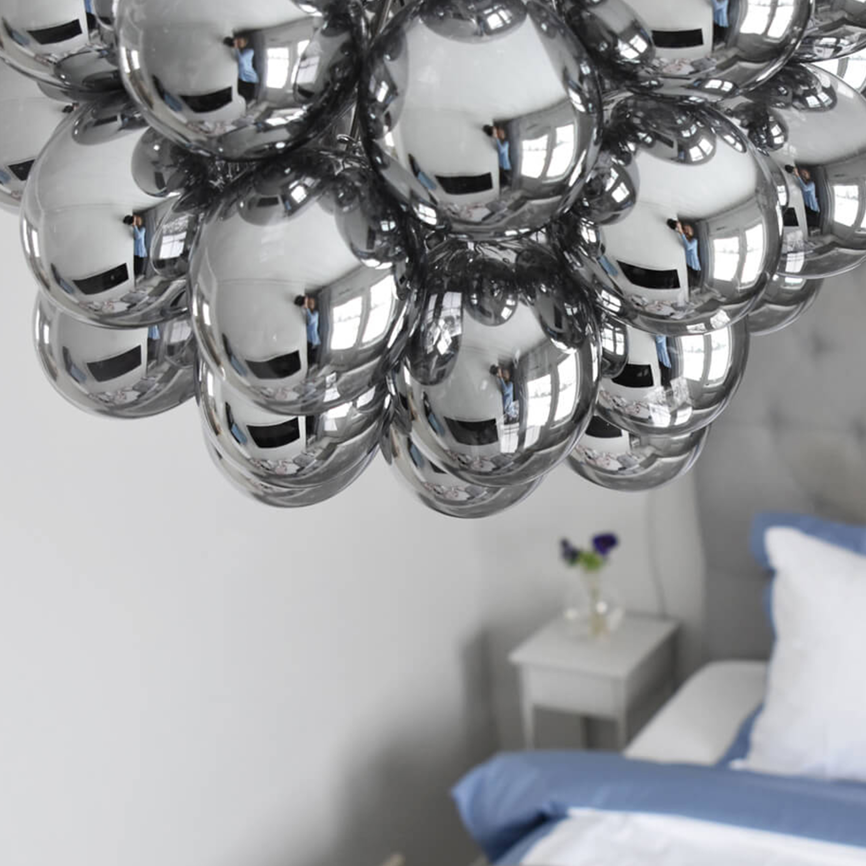 By Rydéns Gross Rauchgraue Deckenlampe