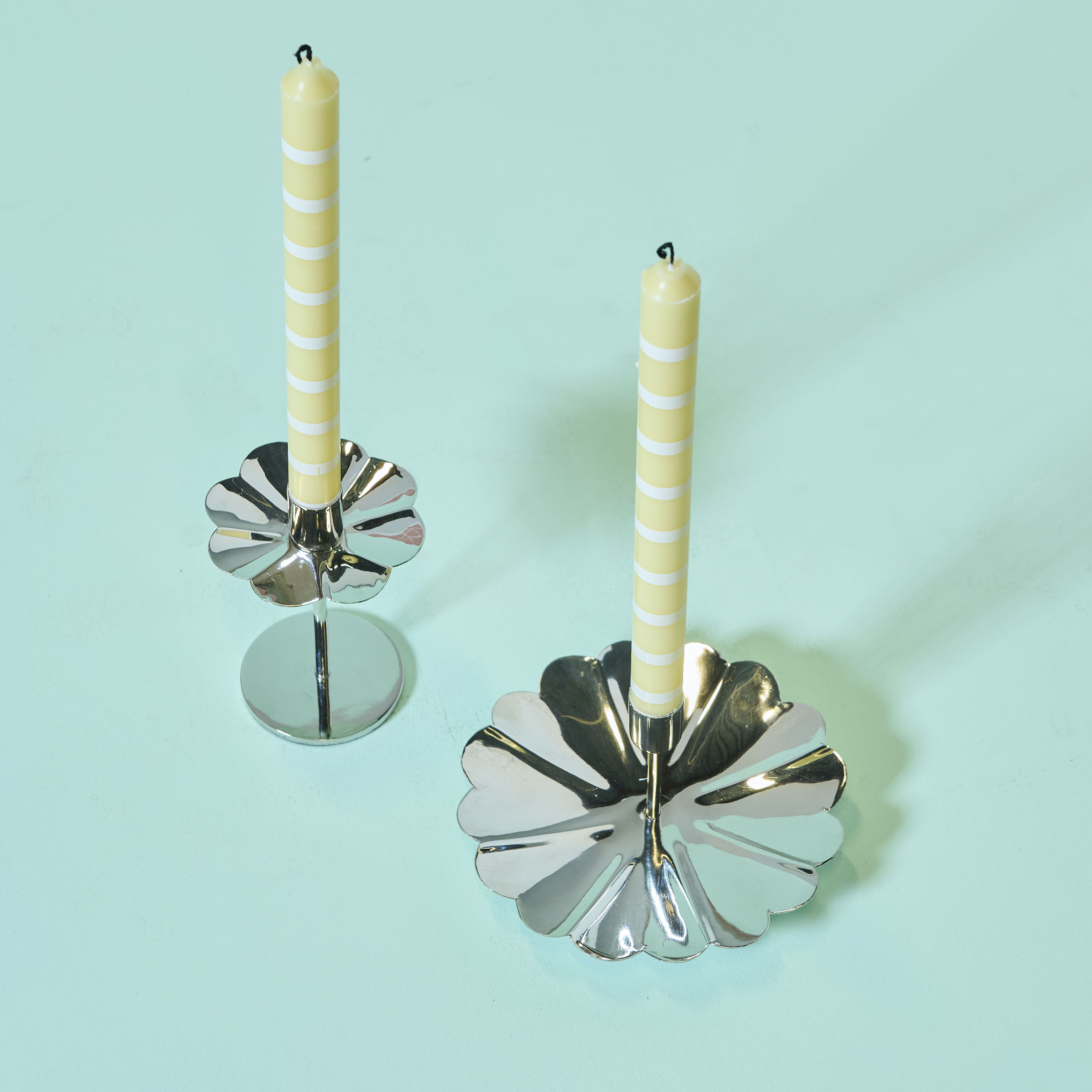 Wikholm Form Cheryl Ljusstake Krom 2-pack