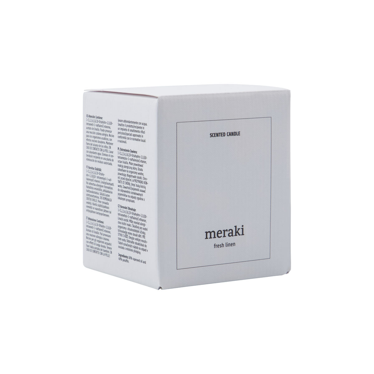 Meraki Fresh Linen Doftljus 200g