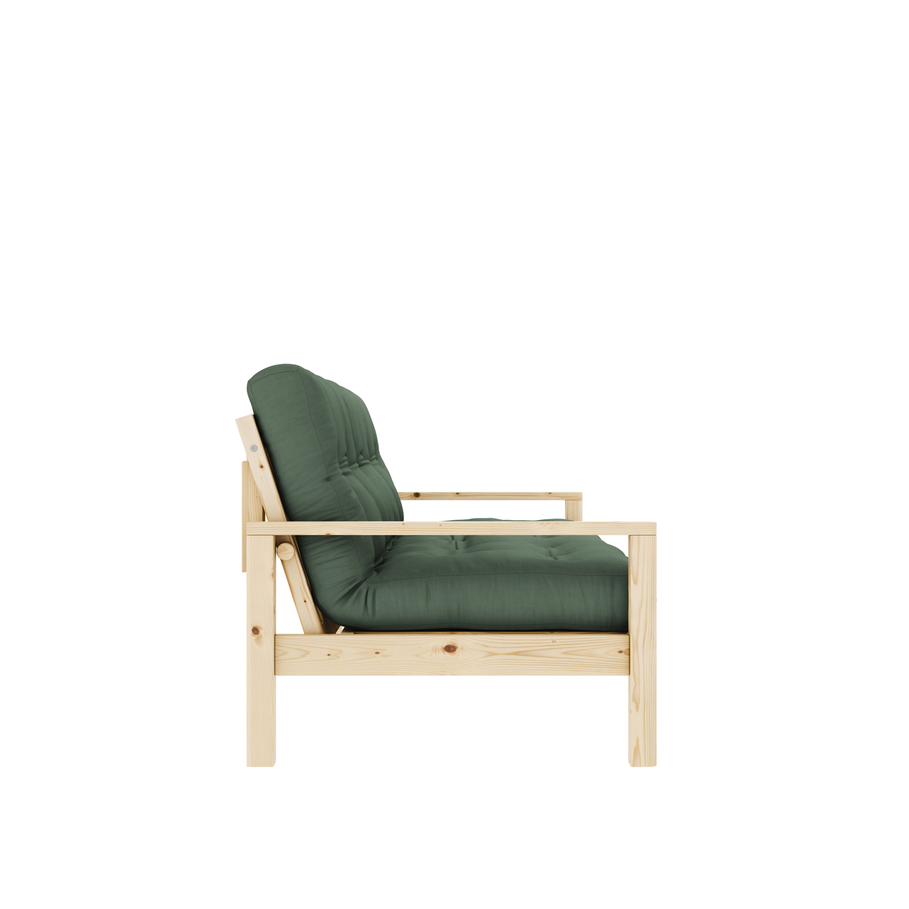 Karup Design Knob Schlafsofa Natur/Olivgrün 130cm