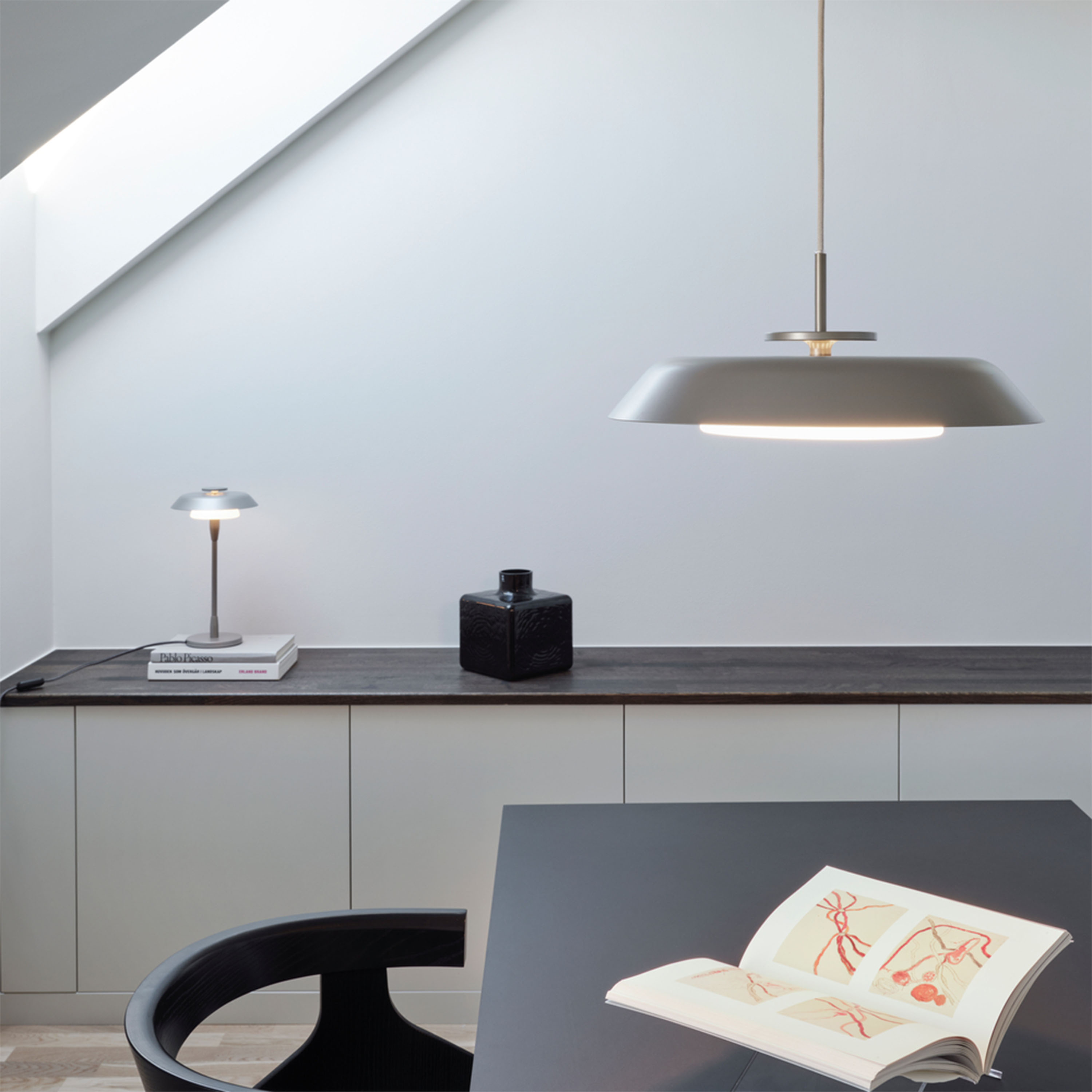 Belid Horisont-kattovalaisin Metallic Champagne Ø43