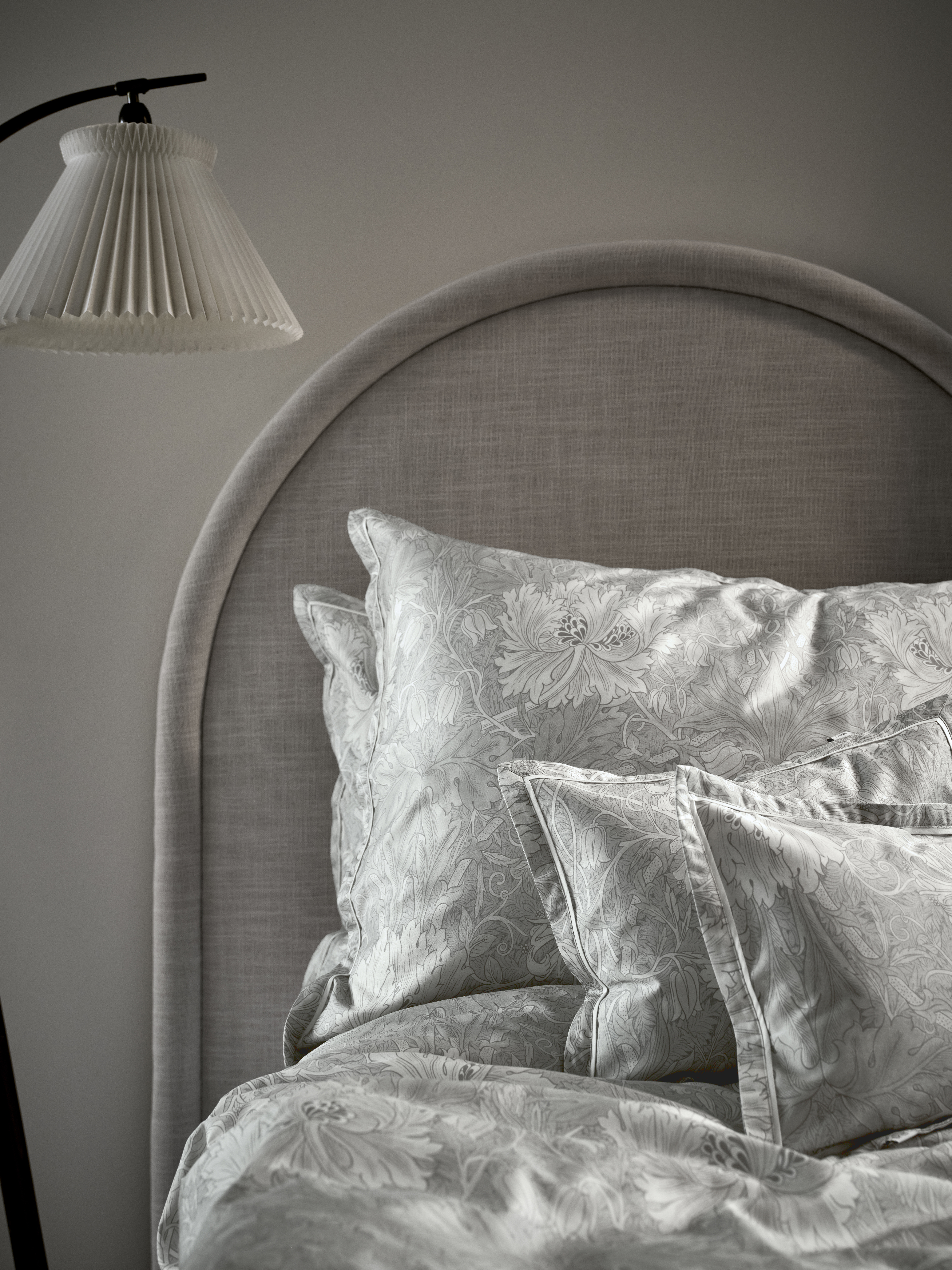 Mille Notti Honeysuckle &amp; Tulip Örngott Grå 60x80