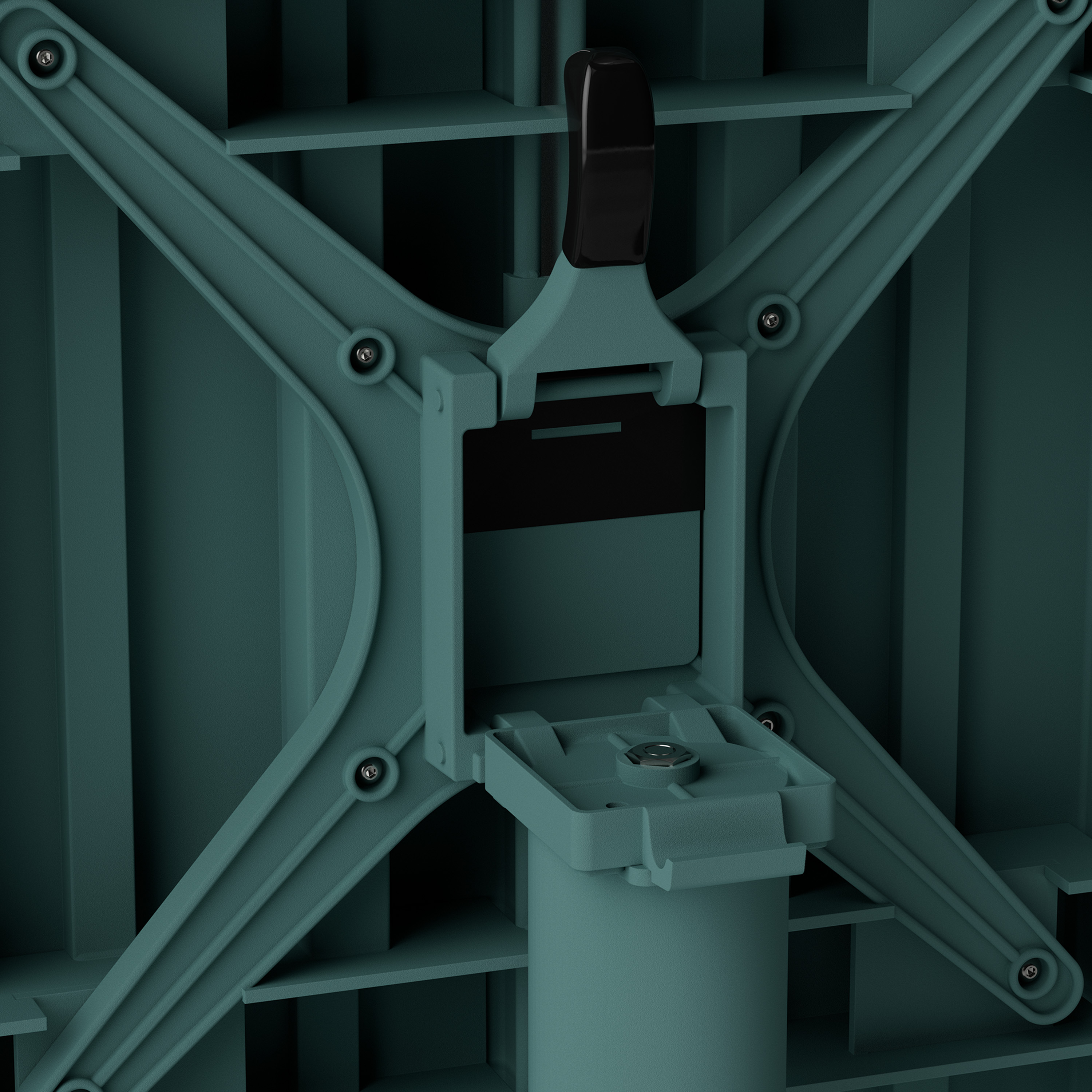 Fatboy Fred's Square Bistreau Bord Dark Sage 80x80