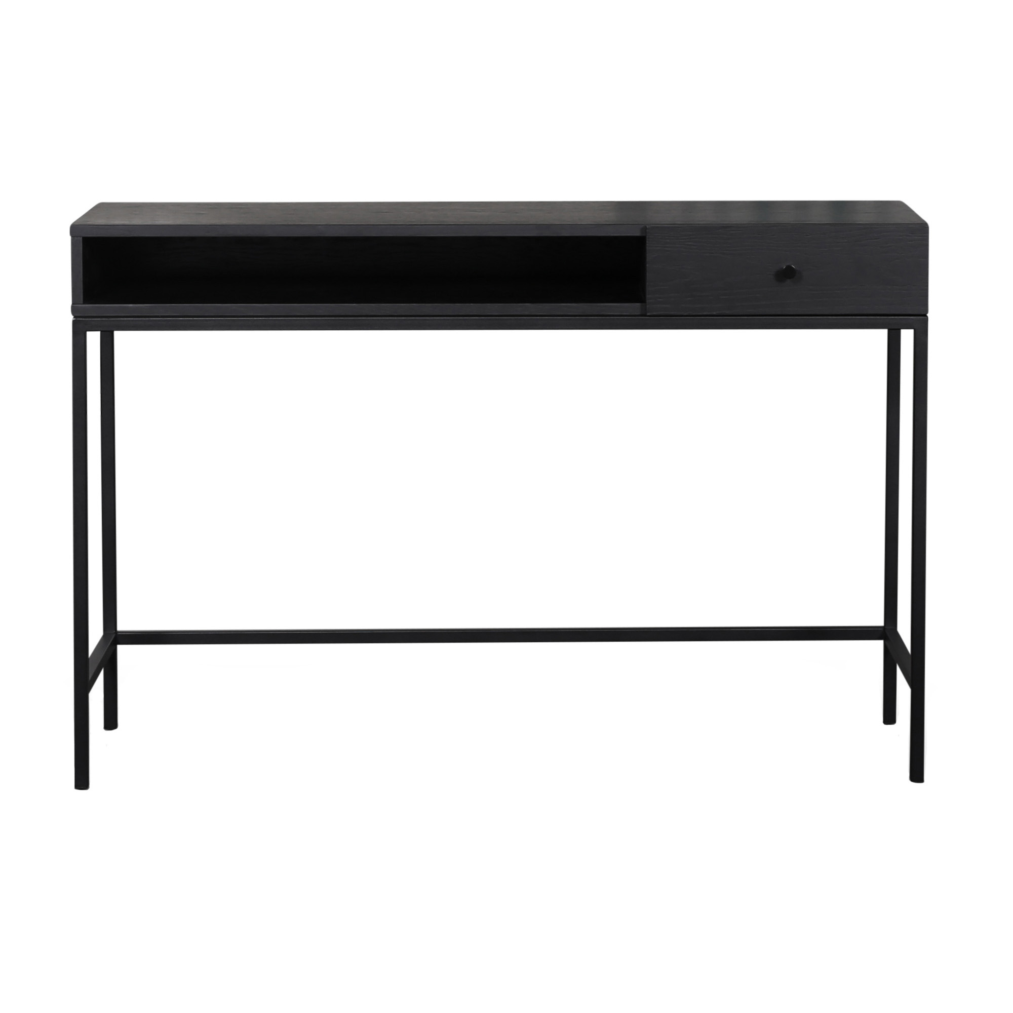 Ezra Konsolbord Svartbetsad Ek 120cm